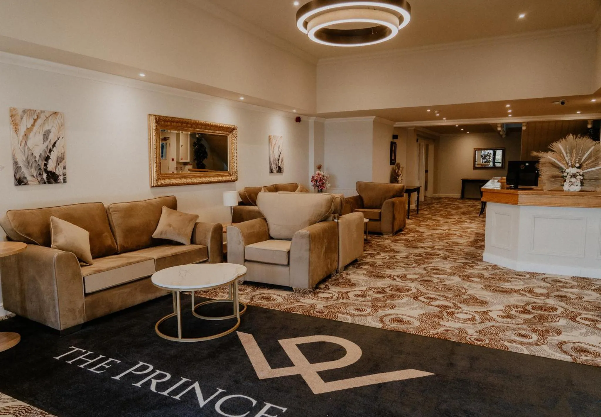 Lobby or reception in The Prince of Wales Hotel Berkeley by Bellevilla, A38 M5