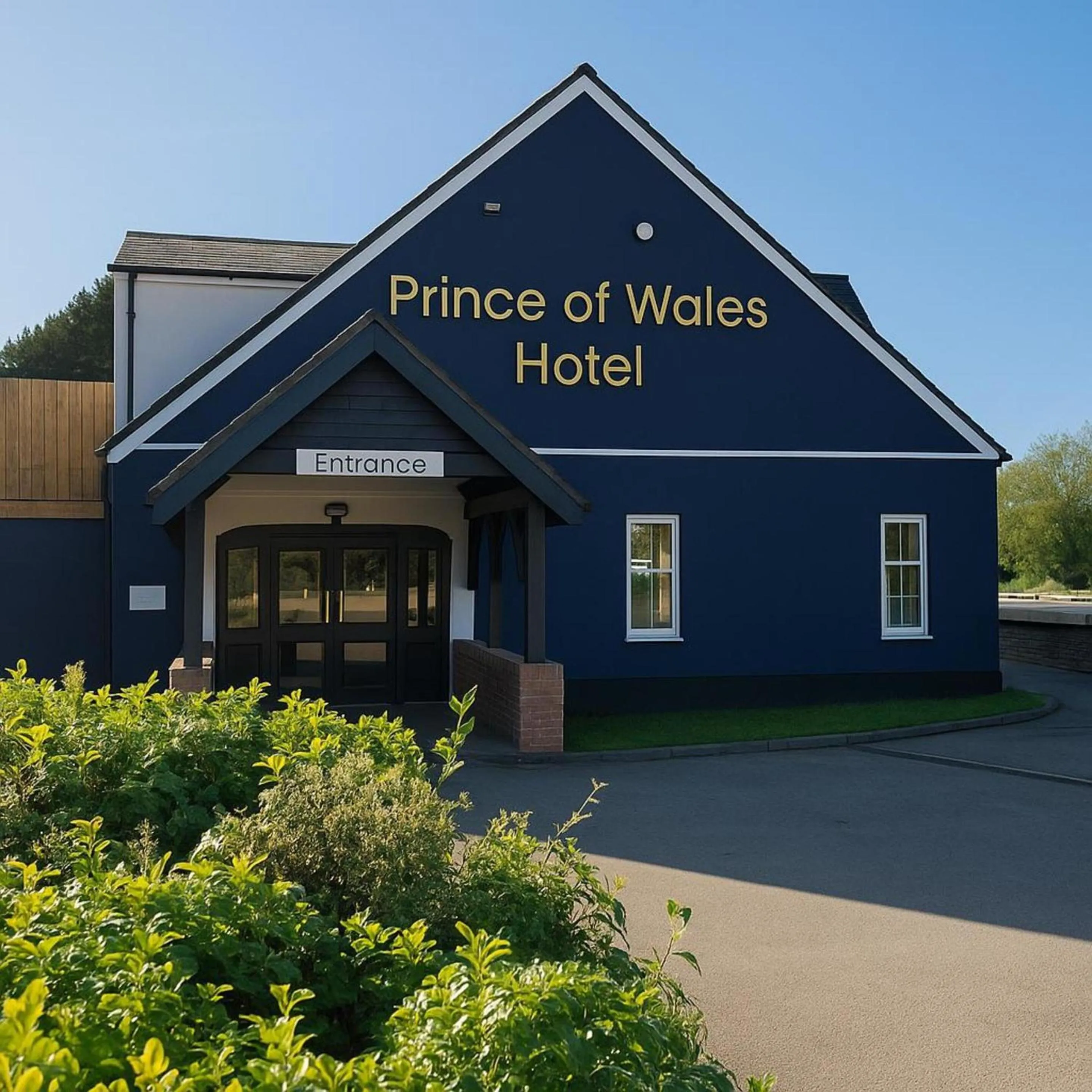 Property building in The Prince of Wales Hotel Berkeley by Bellevilla, A38 M5