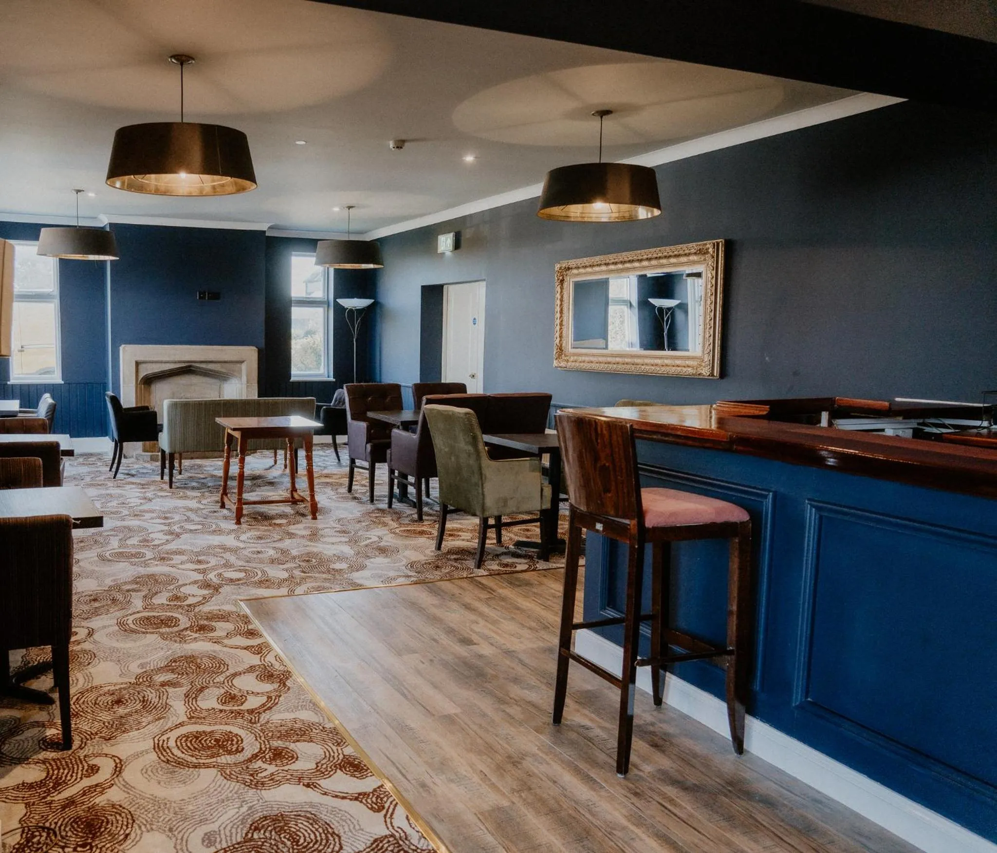 Lounge or bar in The Prince of Wales Hotel Berkeley by Bellevilla, A38 M5