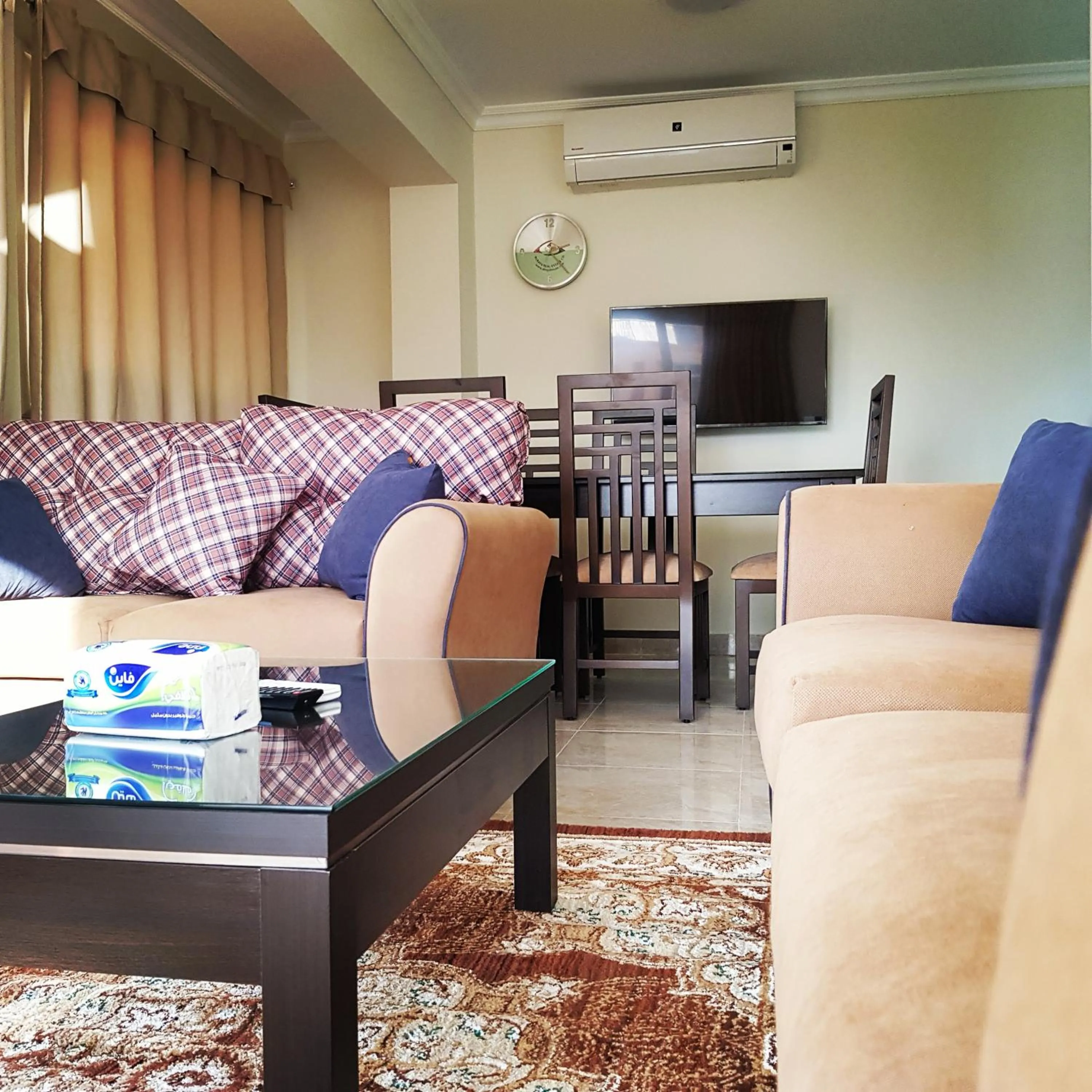 Living room in Al Raya Apartments