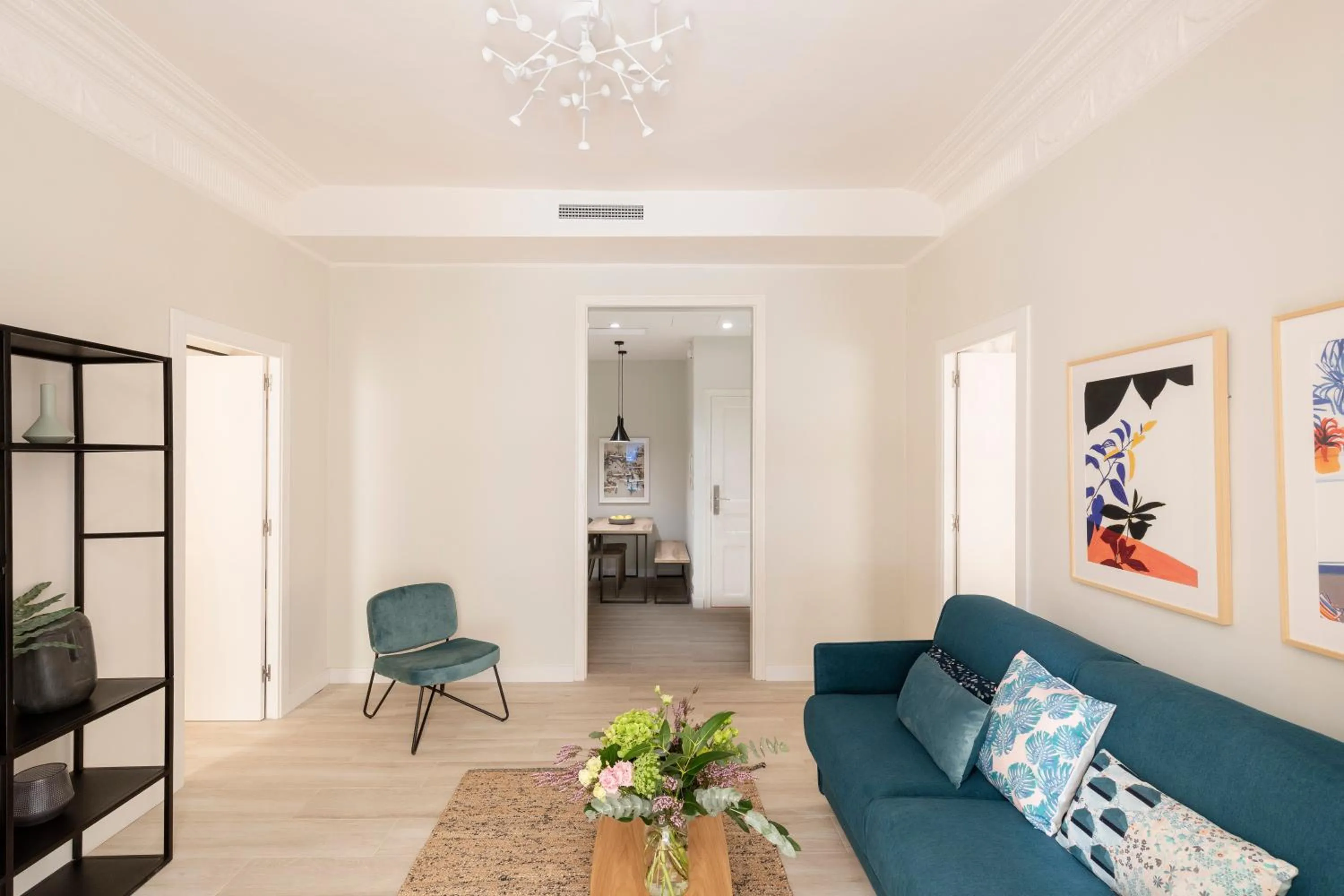 Living room in Aspasios Gracia Apartments
