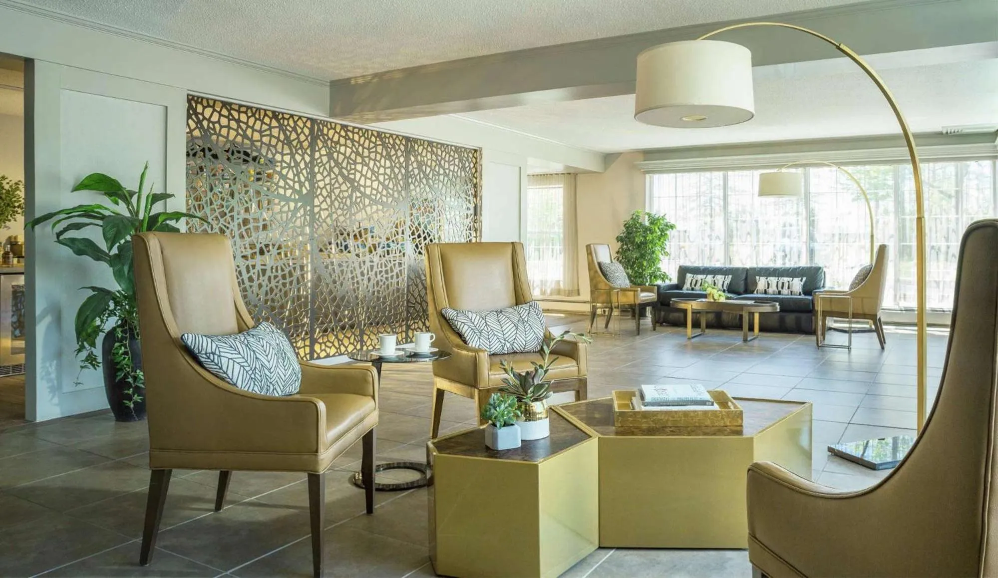 Lobby or reception in DoubleTree by Hilton Hotel Burlington Vermont