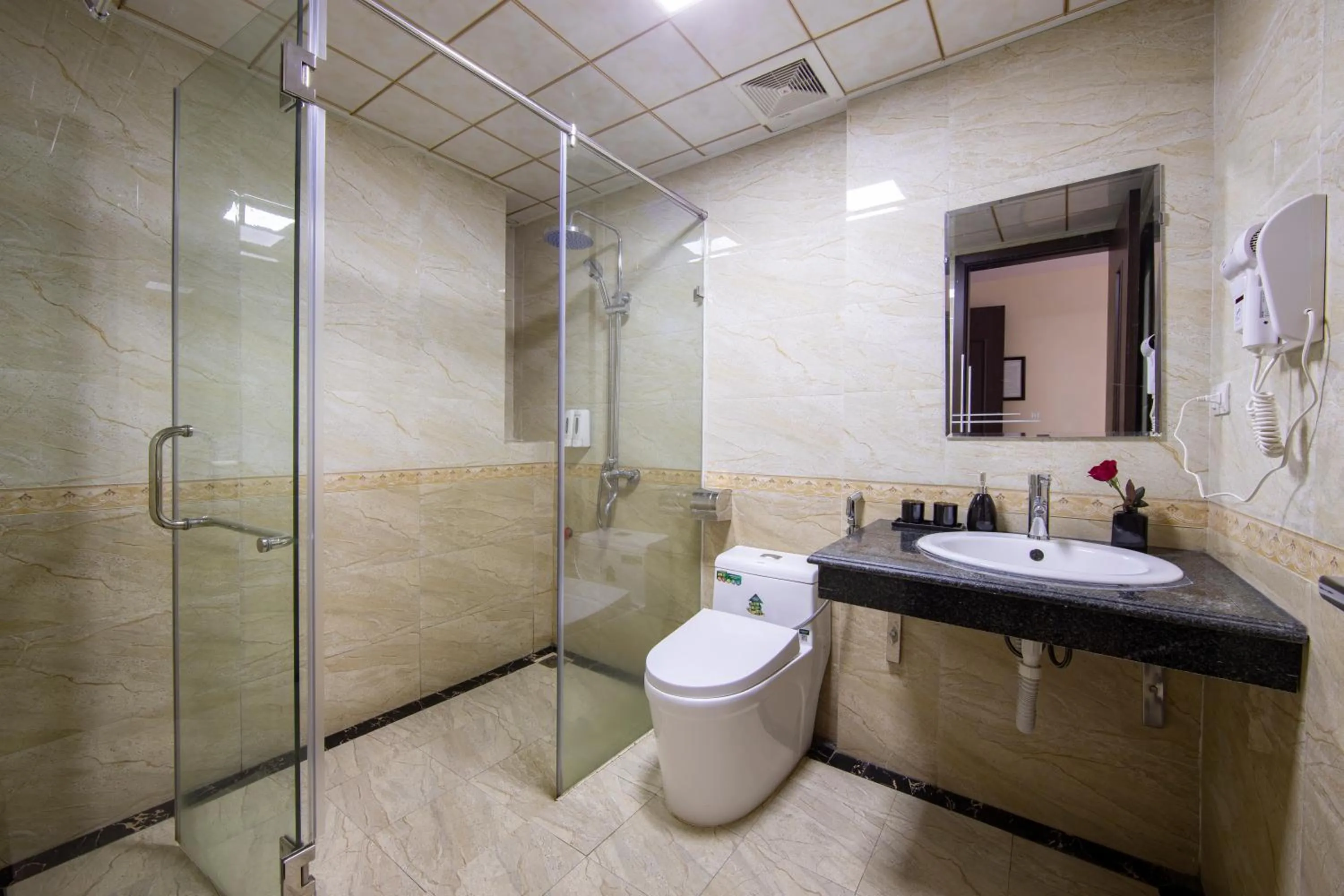 Shower in Sapphire Sapa Hotel