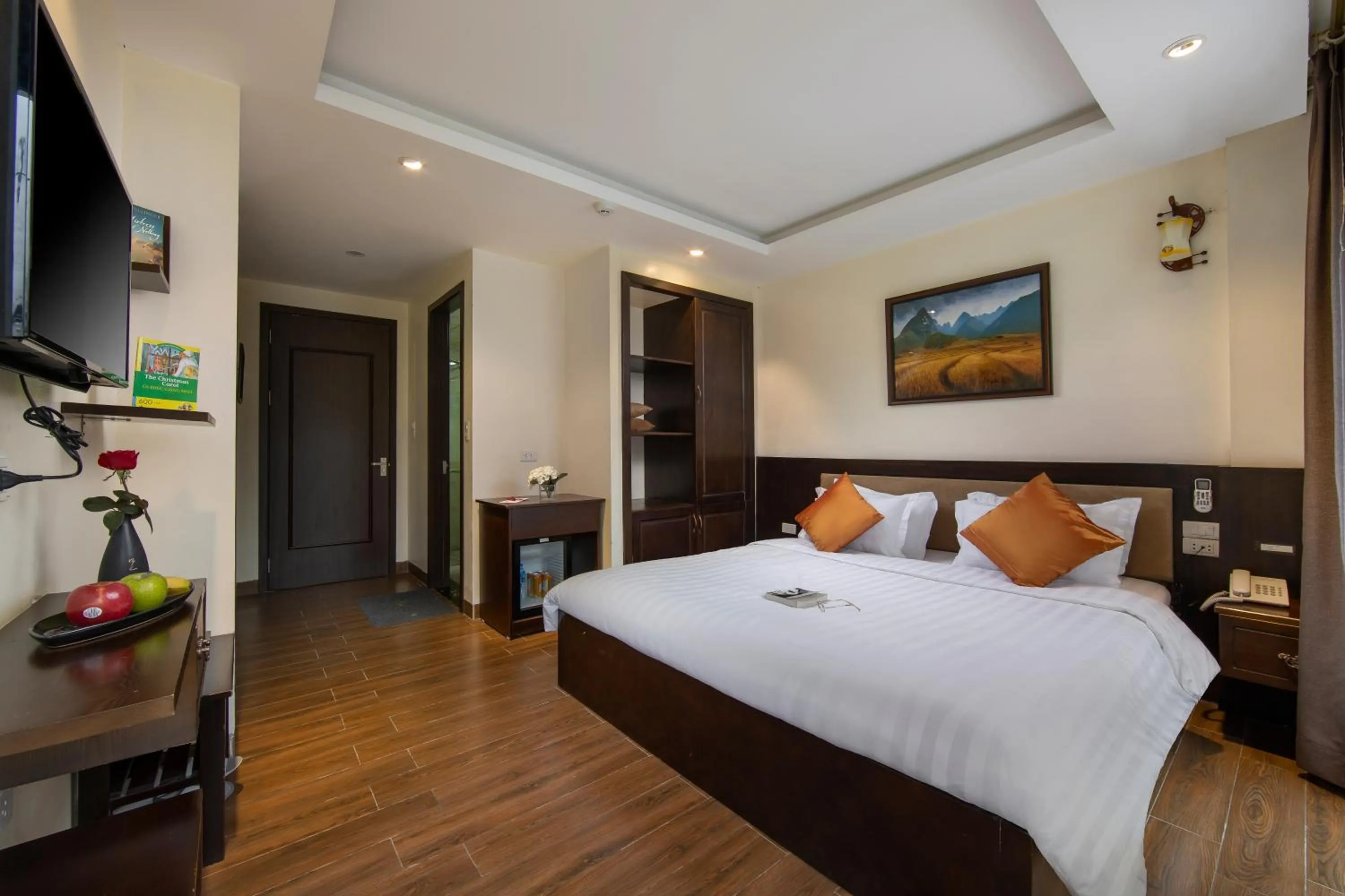 Bed in Sapphire Sapa Hotel