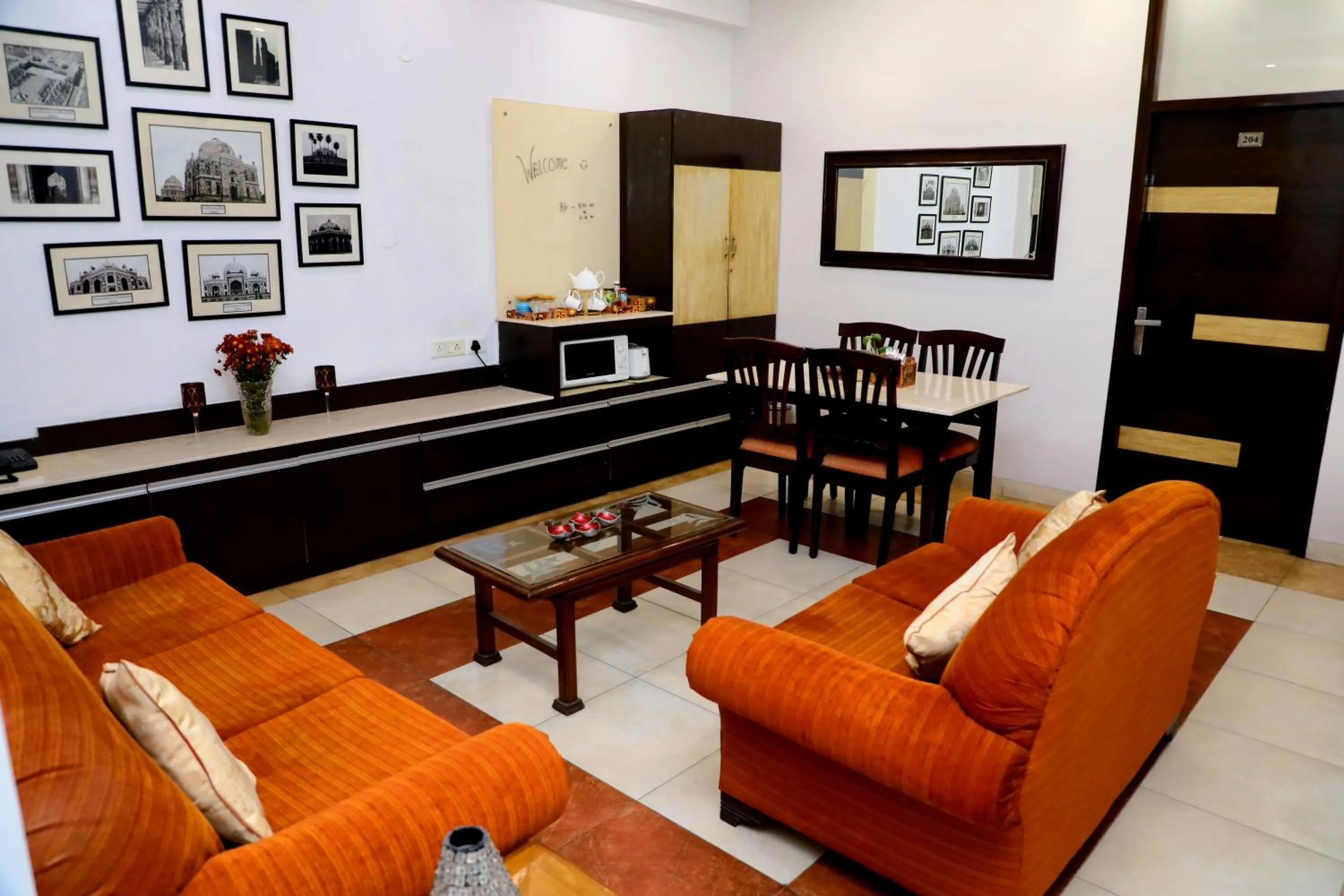 Living room in Indee home