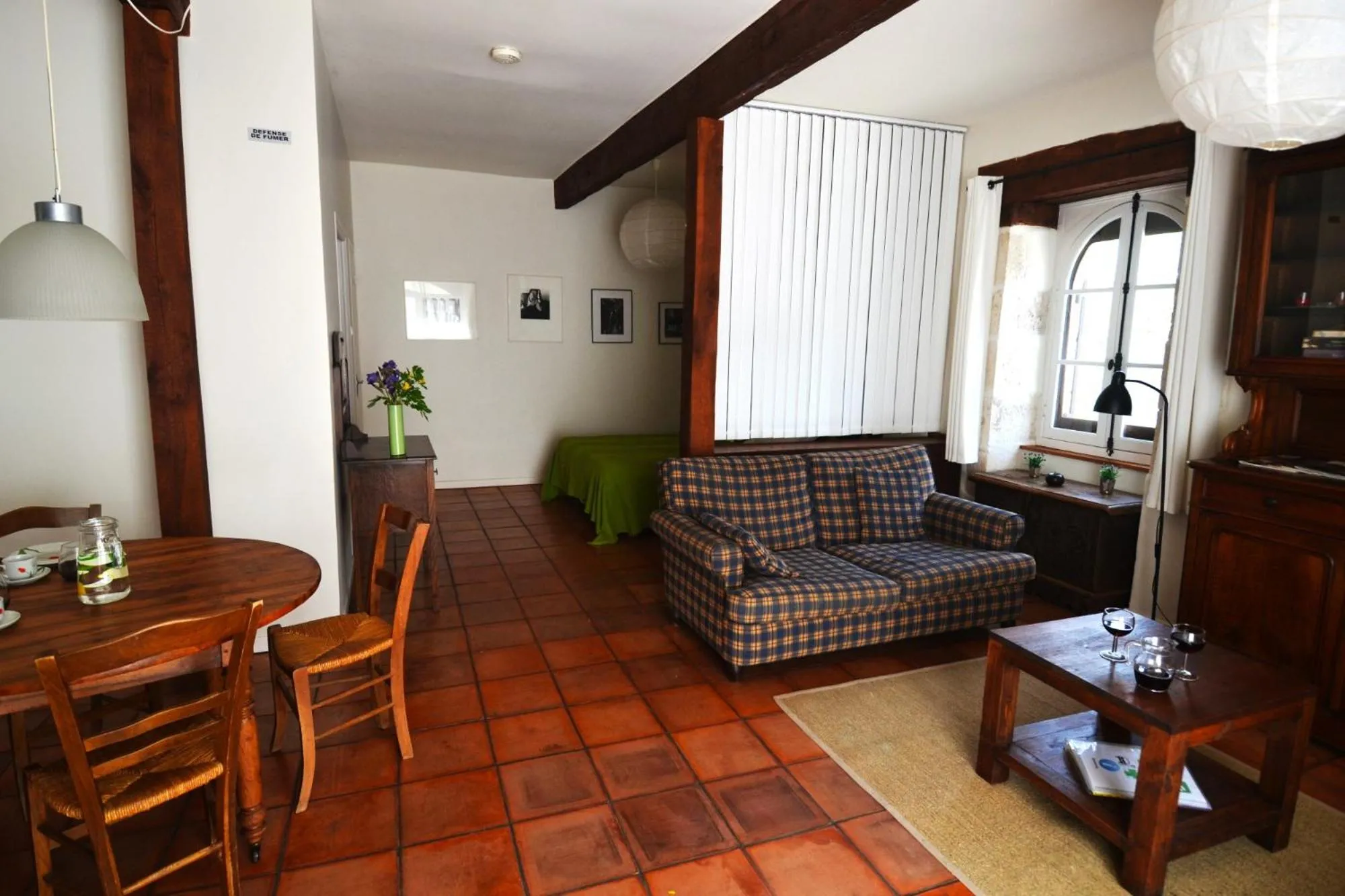 Seating area in Le Manoir