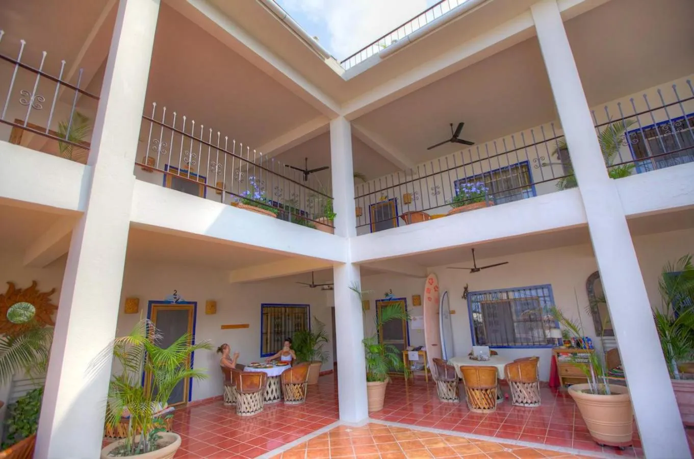 Patio in Hotel La Quinta del Sol