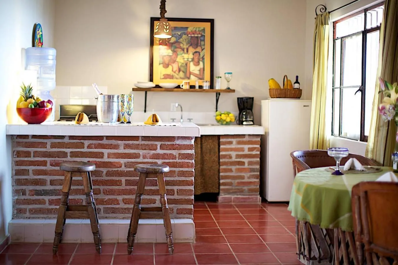 Kitchen or kitchenette in Hotel La Quinta del Sol