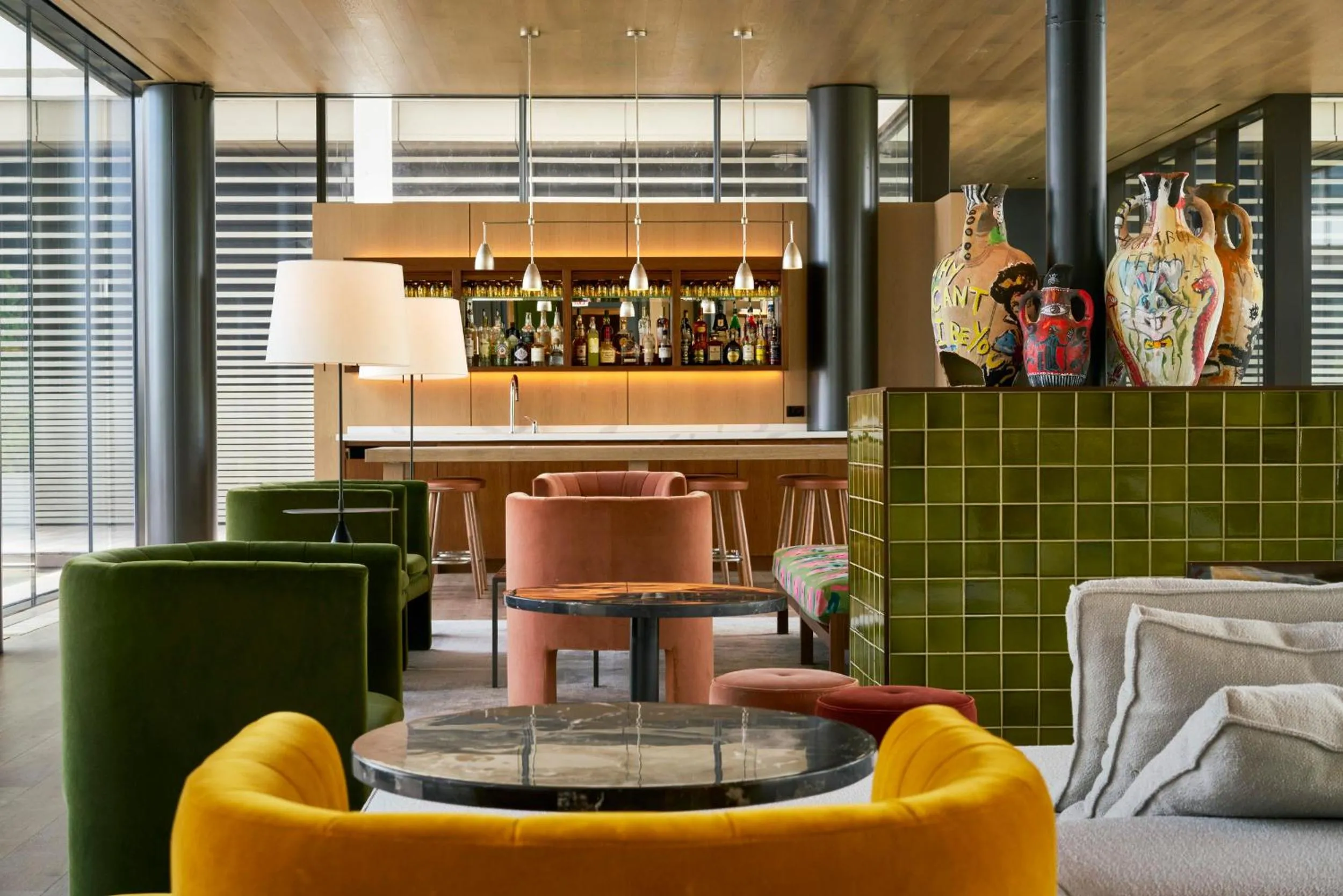 Communal lounge/ TV room in Asbury Ocean Club Hotel