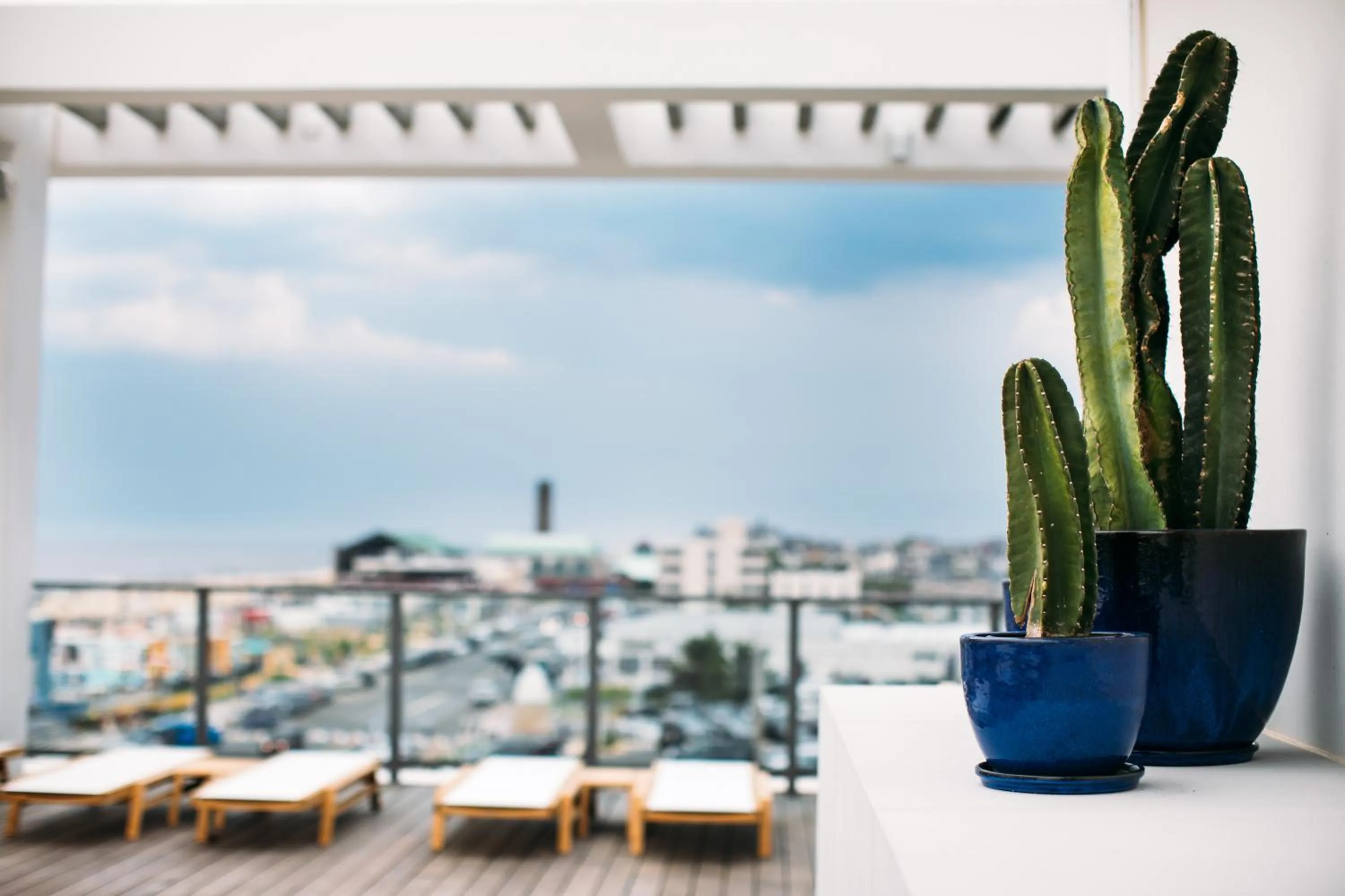 Patio in Asbury Ocean Club Hotel