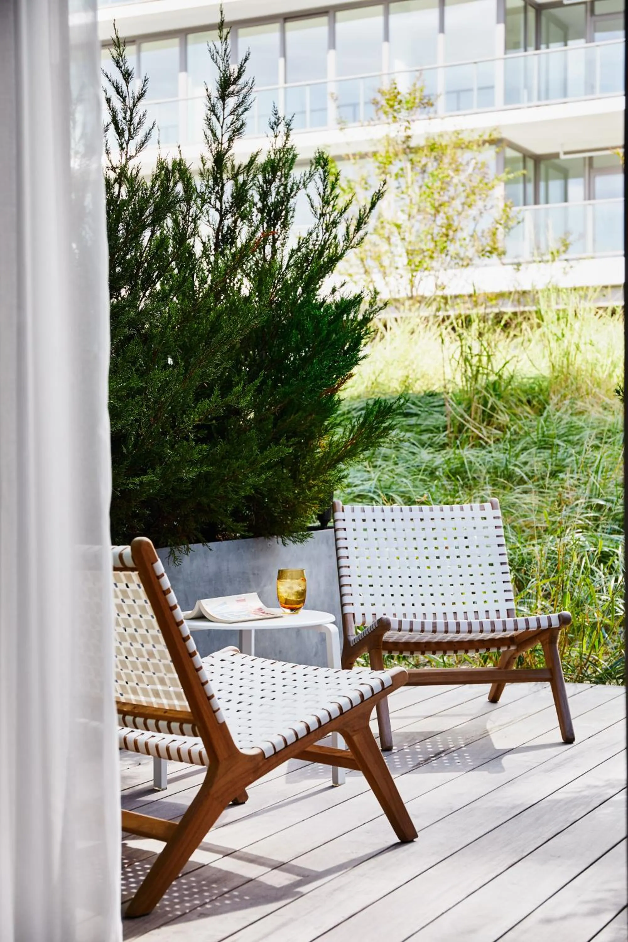 Patio in Asbury Ocean Club Hotel