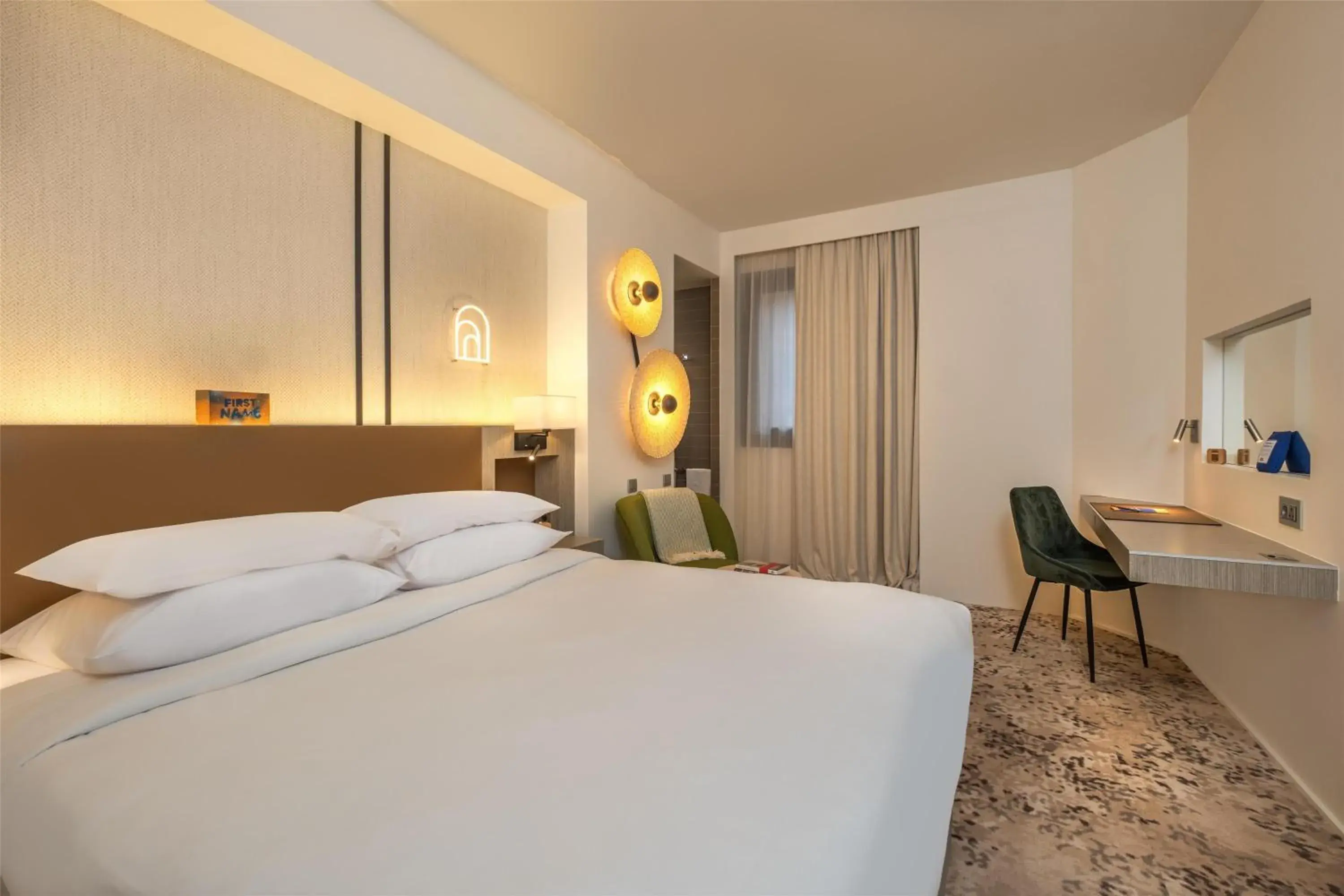 Bedroom, Bed in FirstName Toulouse, part of JdV by Hyatt Bedroom, Bed in FirstName Toulouse, part of JdV by Hyatt