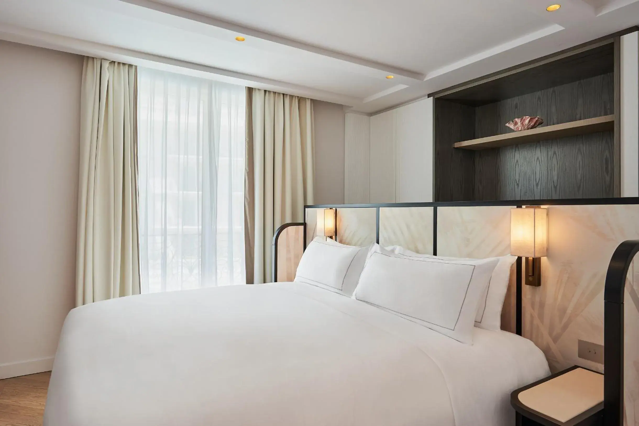 Bed in Carlton Cannes, a Regent Hotel Bed in Carlton Cannes, a Regent Hotel