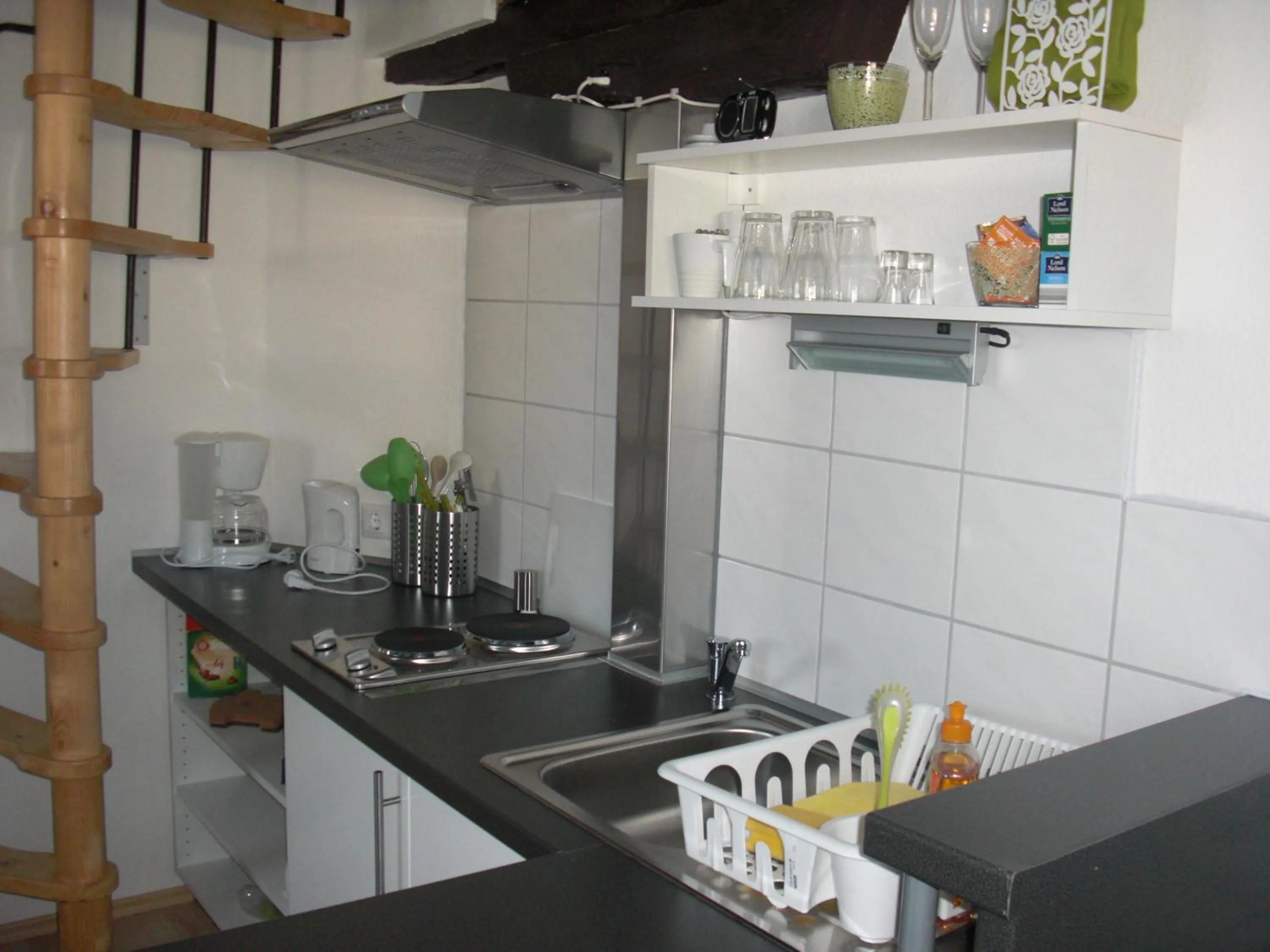 Kitchen or kitchenette in Ferienwohnung Misita