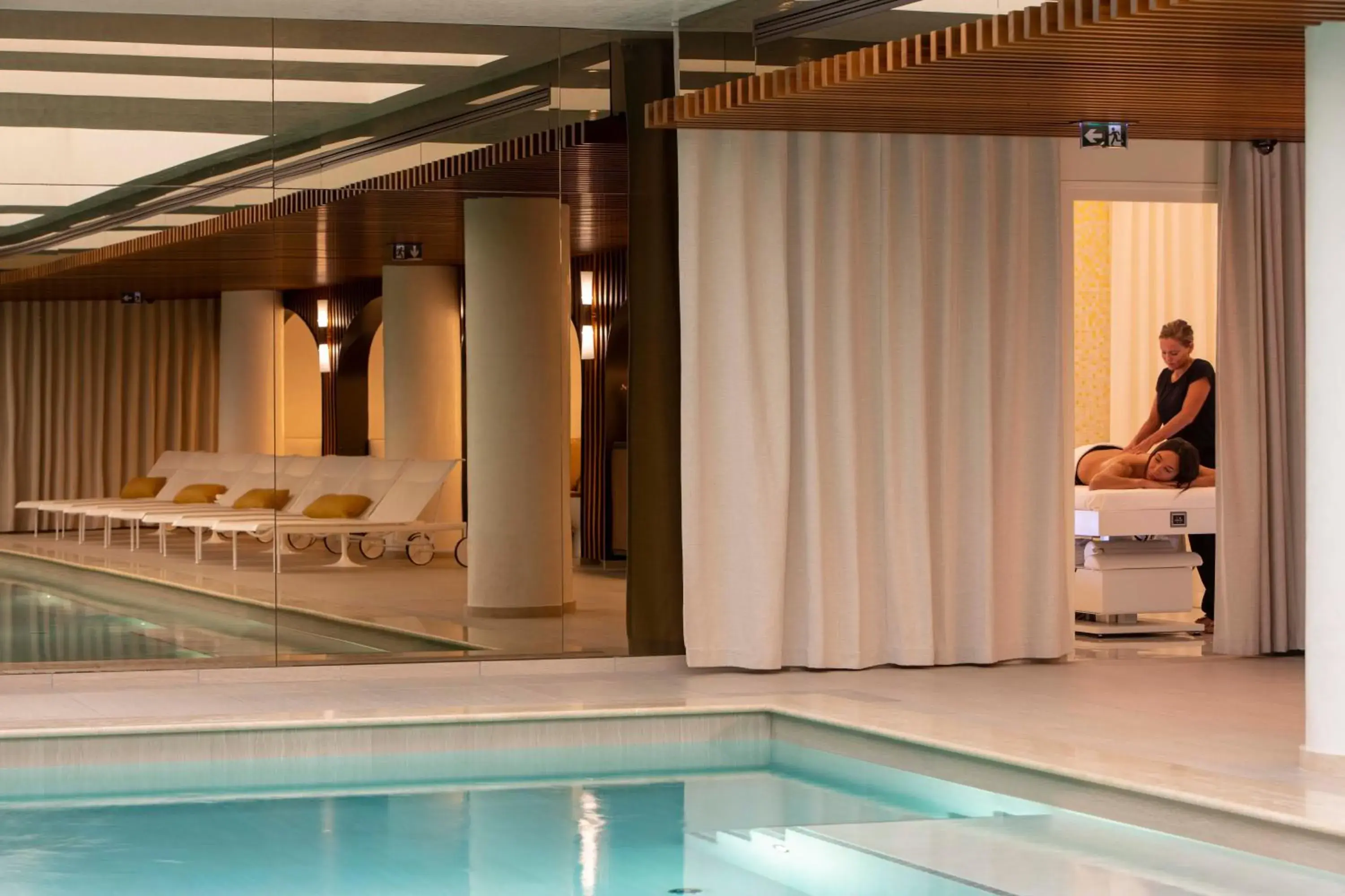 Pool view in Hôtel D'Aubusson Pool view in Hôtel D'Aubusson