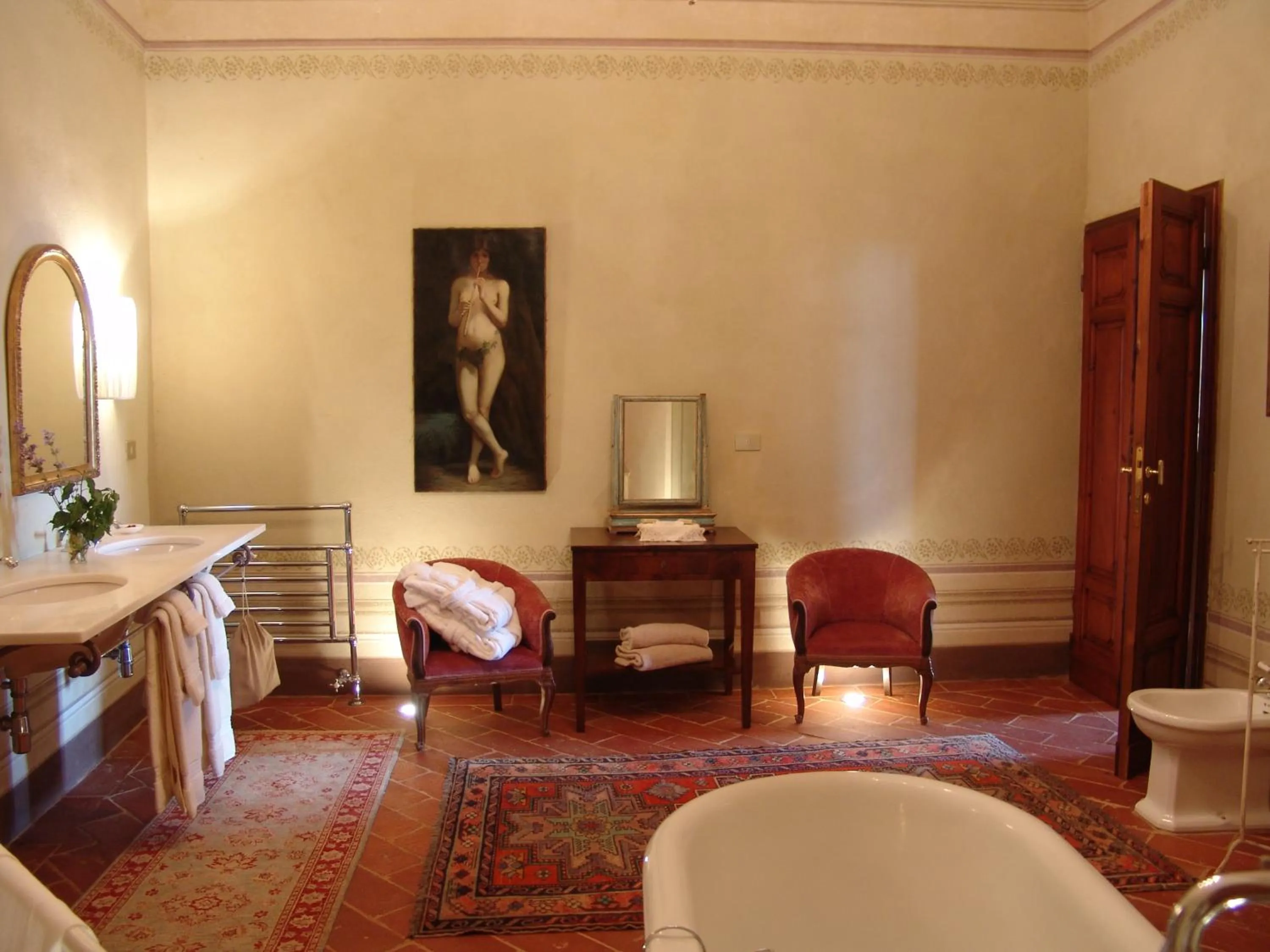 Bathroom in Borgo Pignano Tuscany