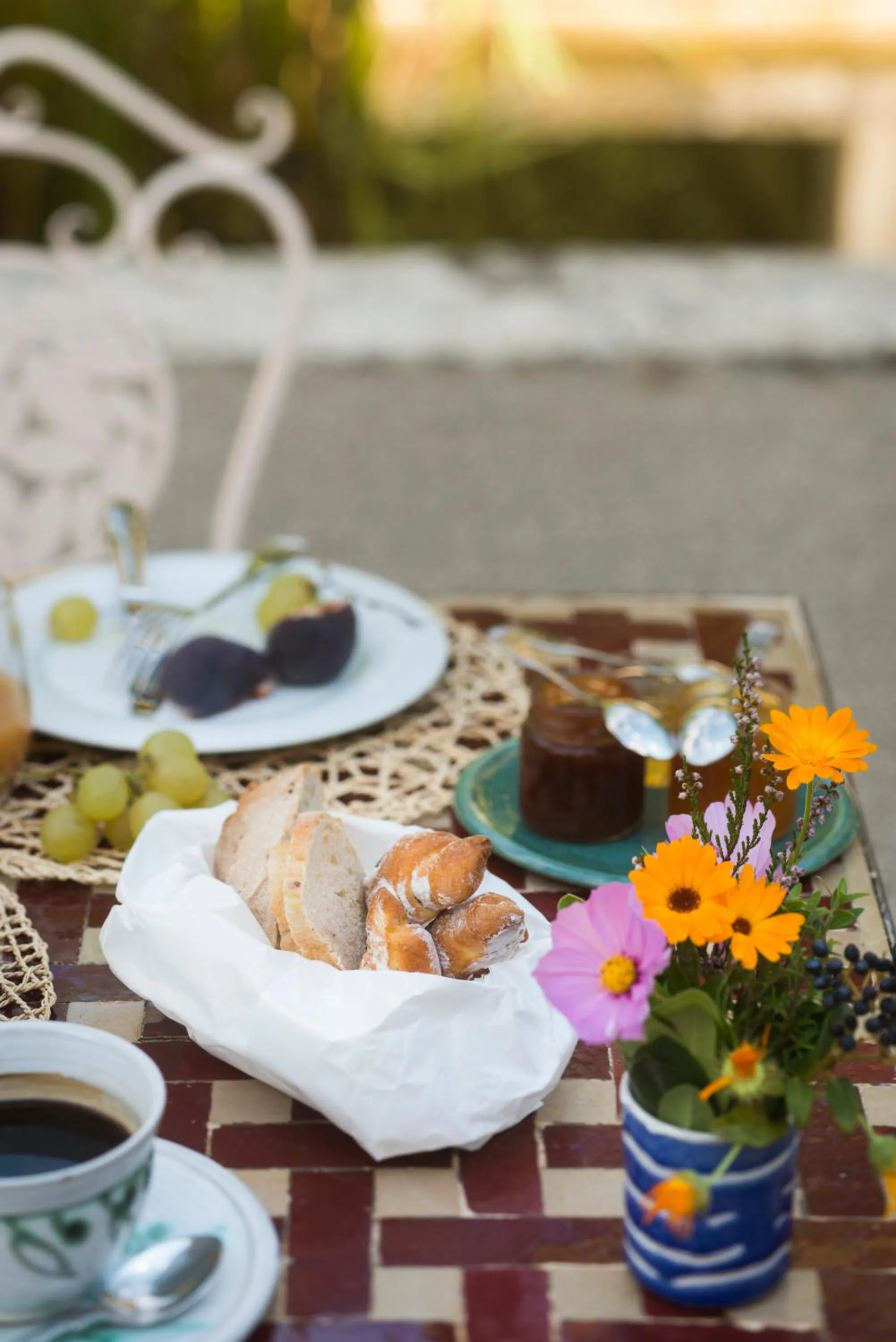 Breakfast in Borgo Pignano Tuscany