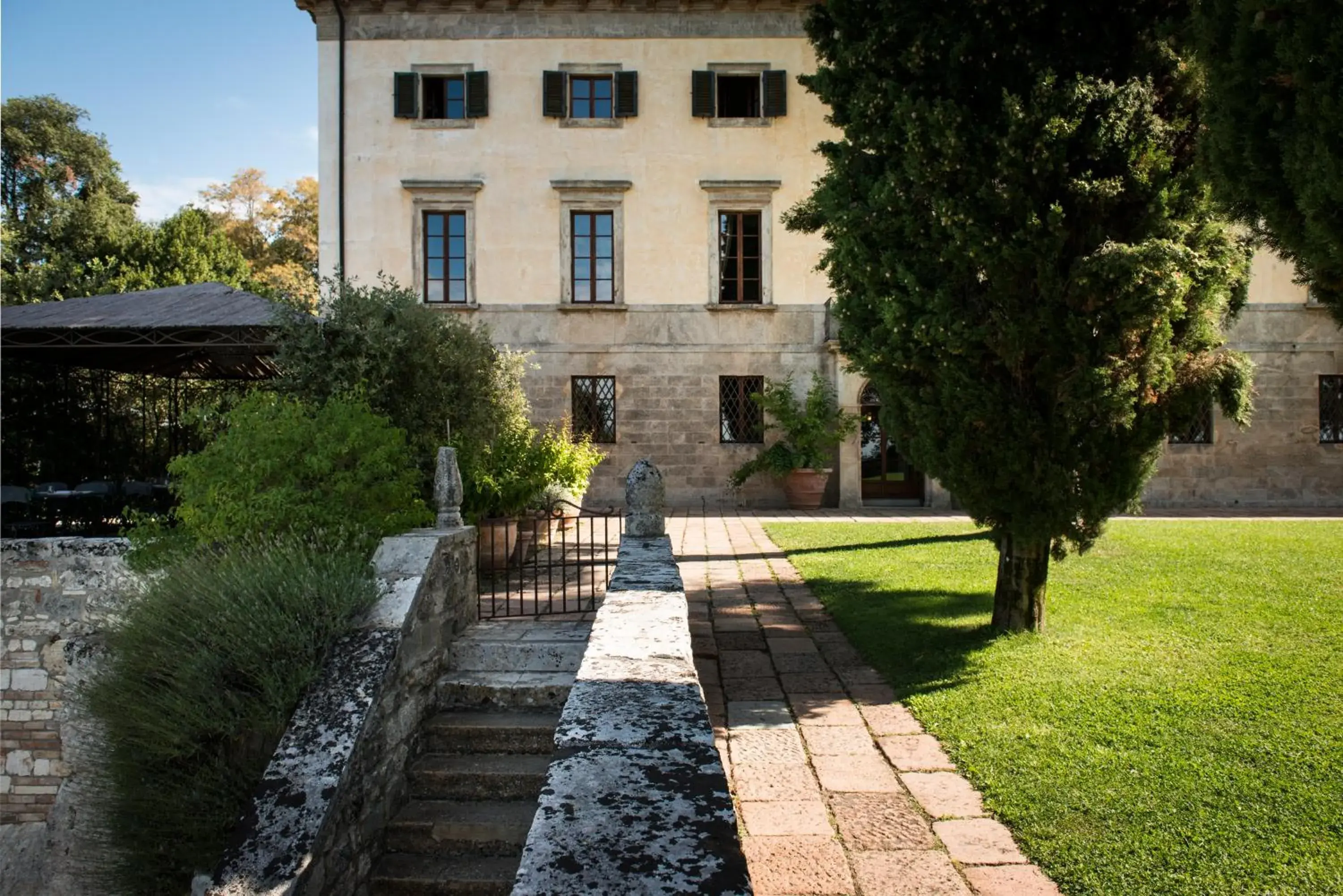 Facade/entrance in Borgo Pignano Tuscany Facade/entrance in Borgo Pignano Tuscany