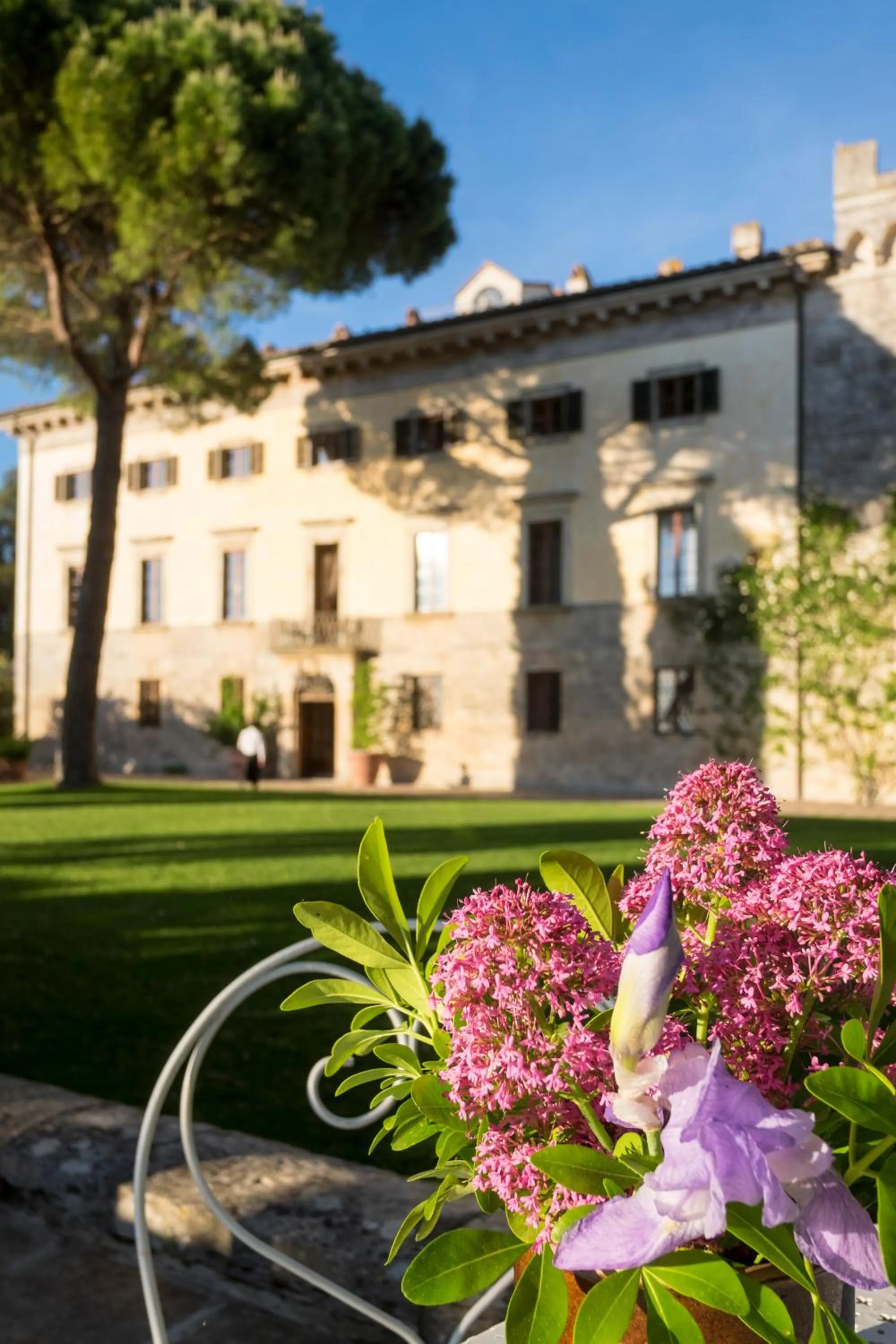 Facade/entrance in Borgo Pignano Tuscany