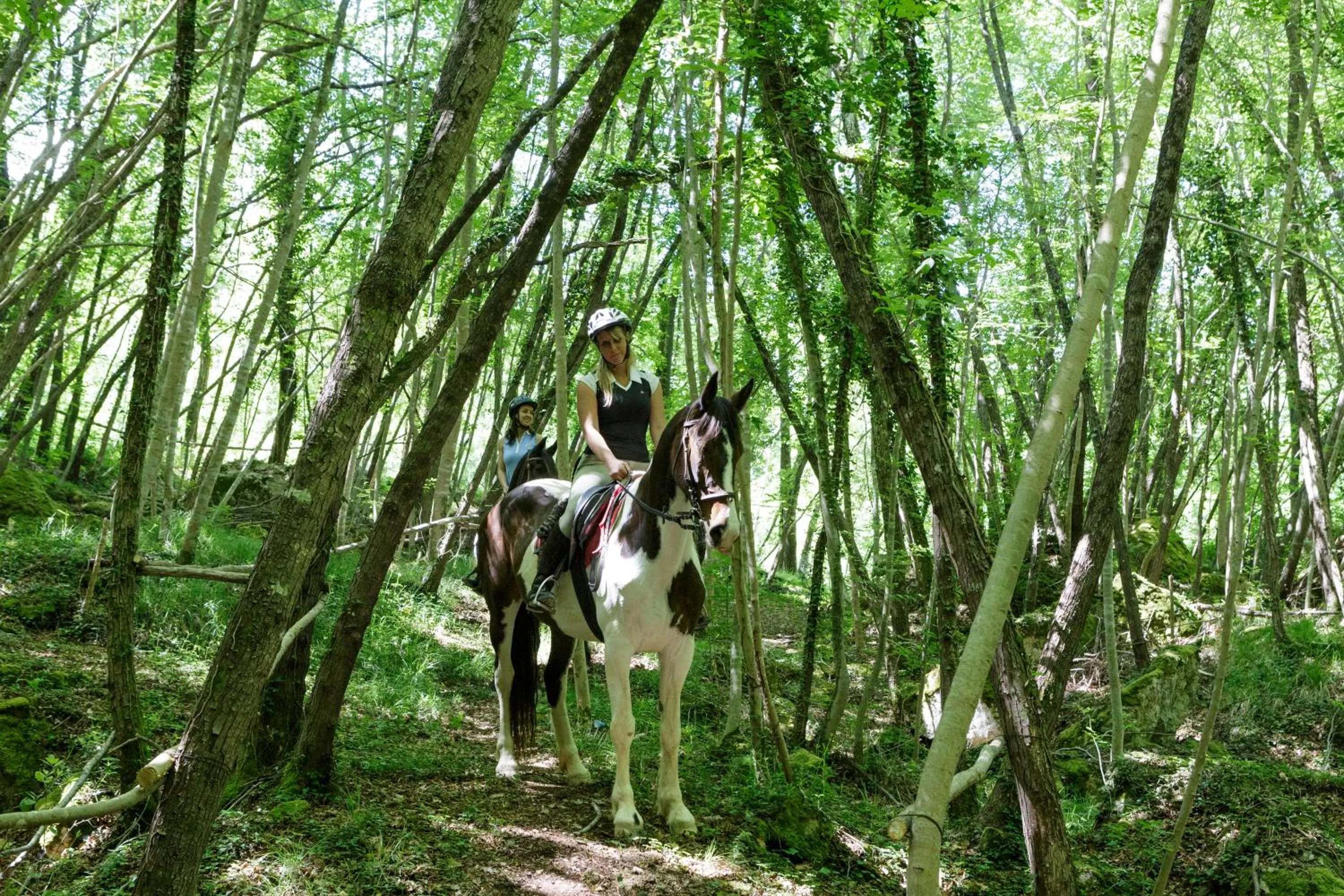 Horse-riding in Borgo Pignano Tuscany