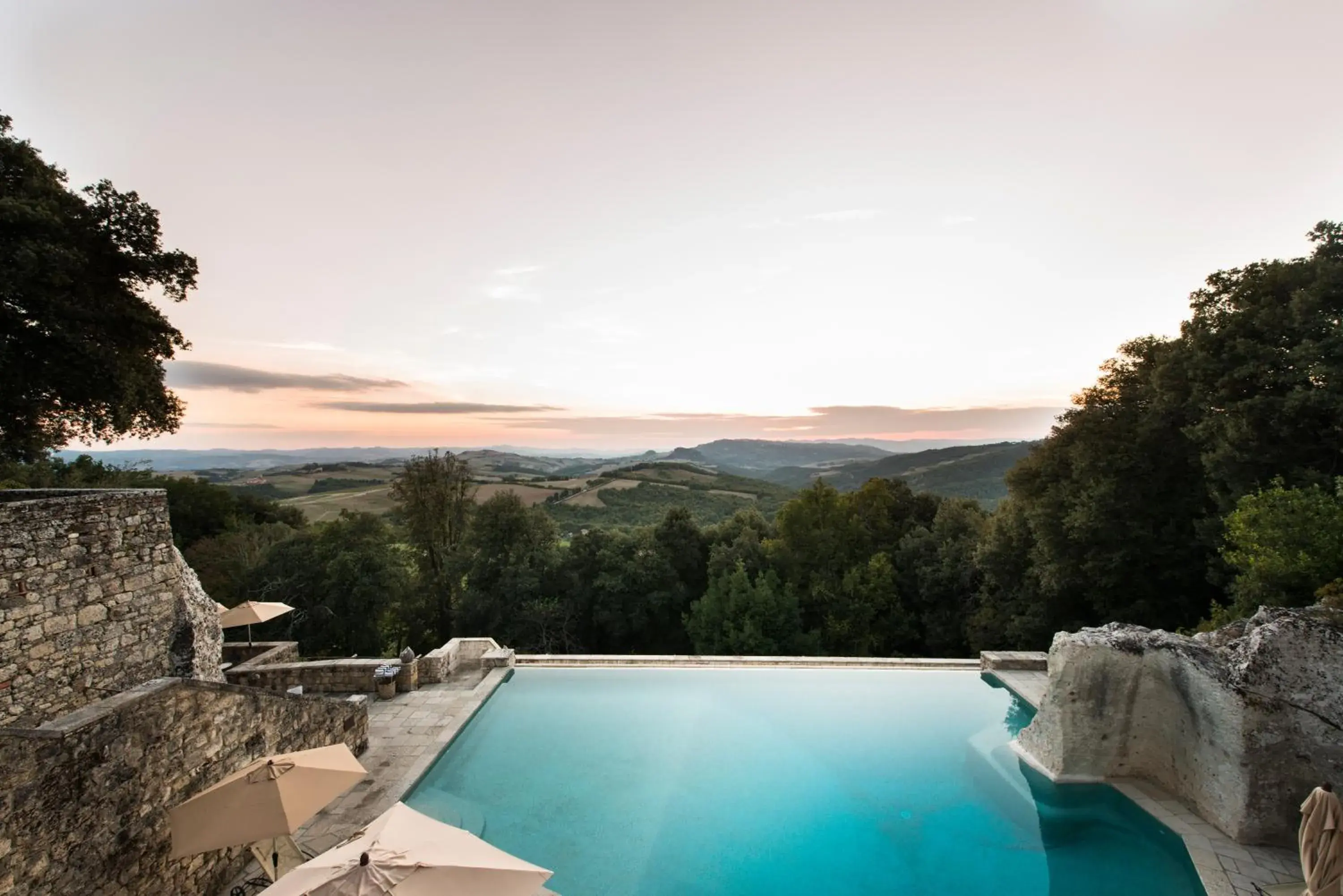 Swimming pool in Borgo Pignano Tuscany Swimming pool in Borgo Pignano Tuscany