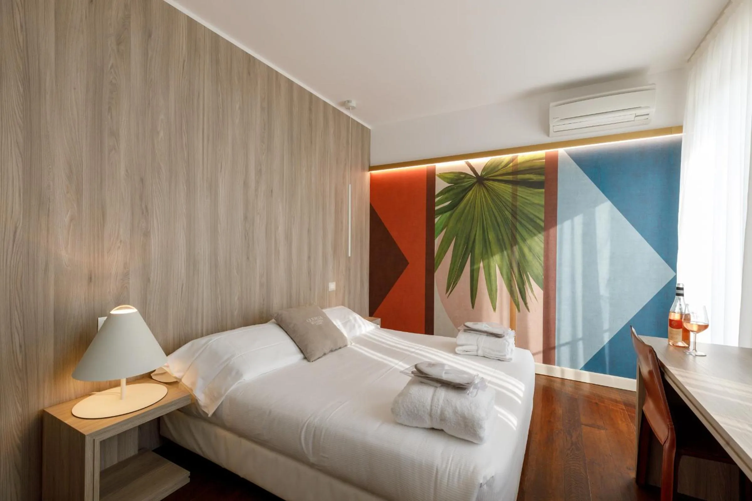 Bed in Quercia Belvedere Relais