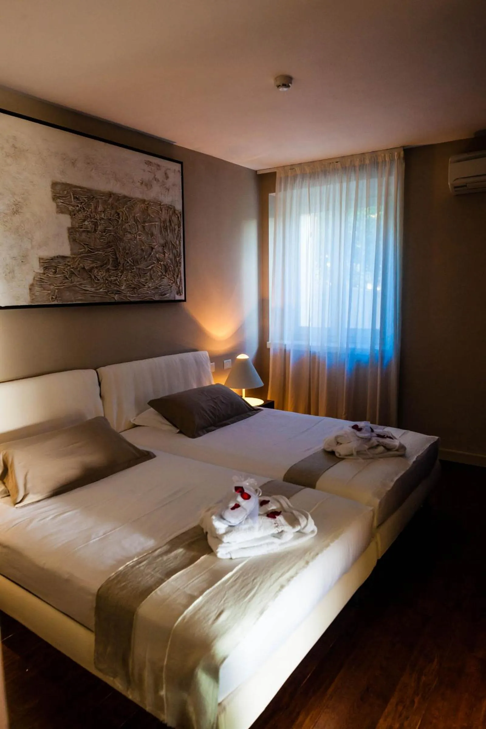 Bed in Quercia Belvedere Relais