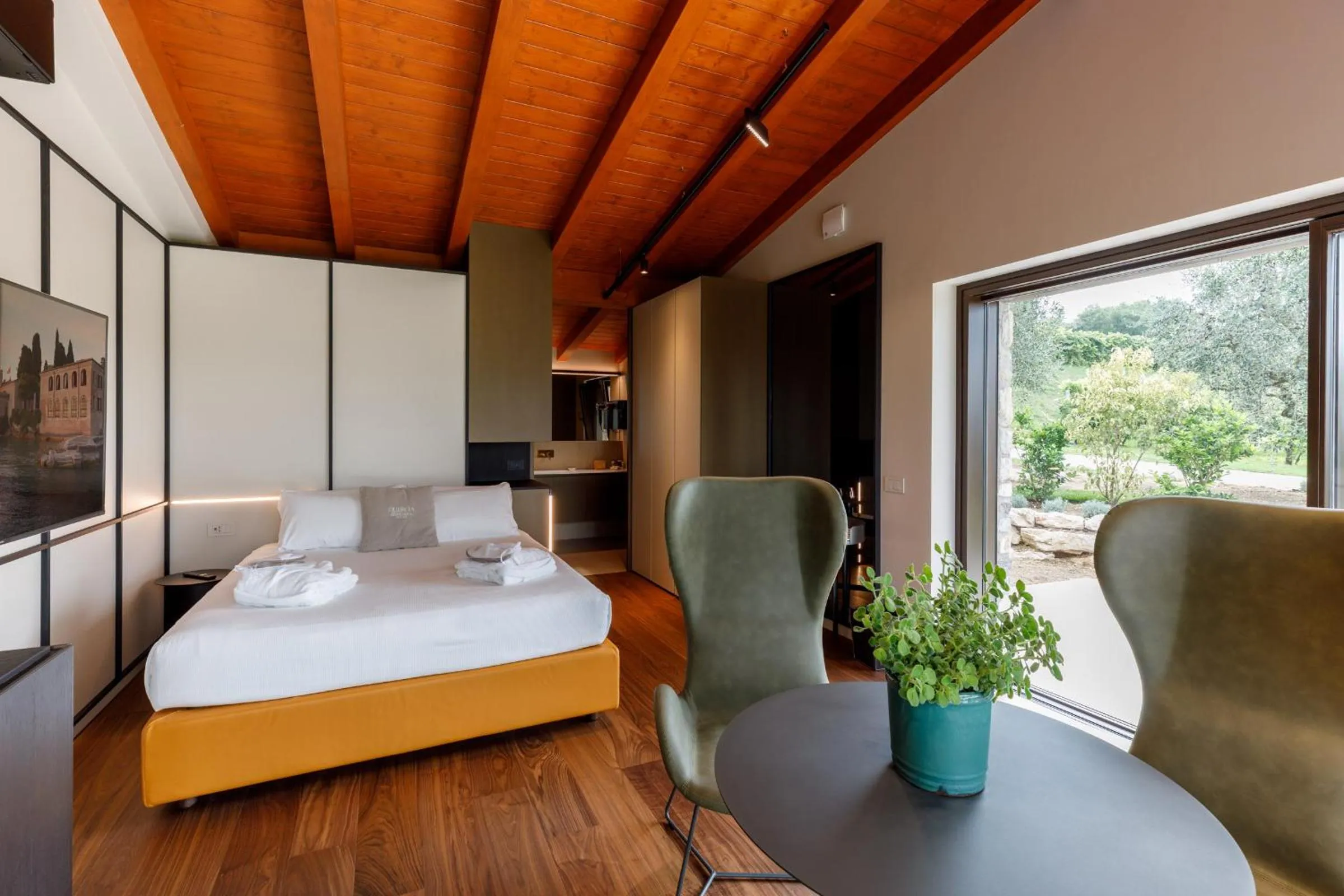 Bedroom, Bed in Quercia Belvedere Relais