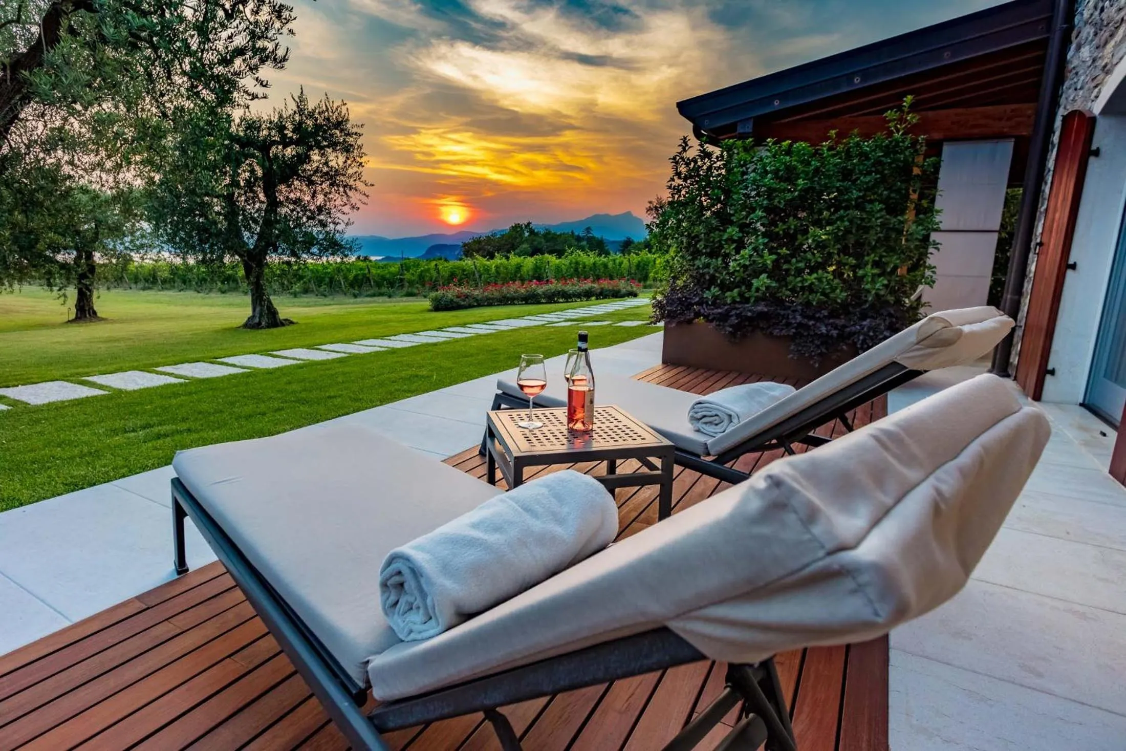 Patio in Quercia Belvedere Relais
