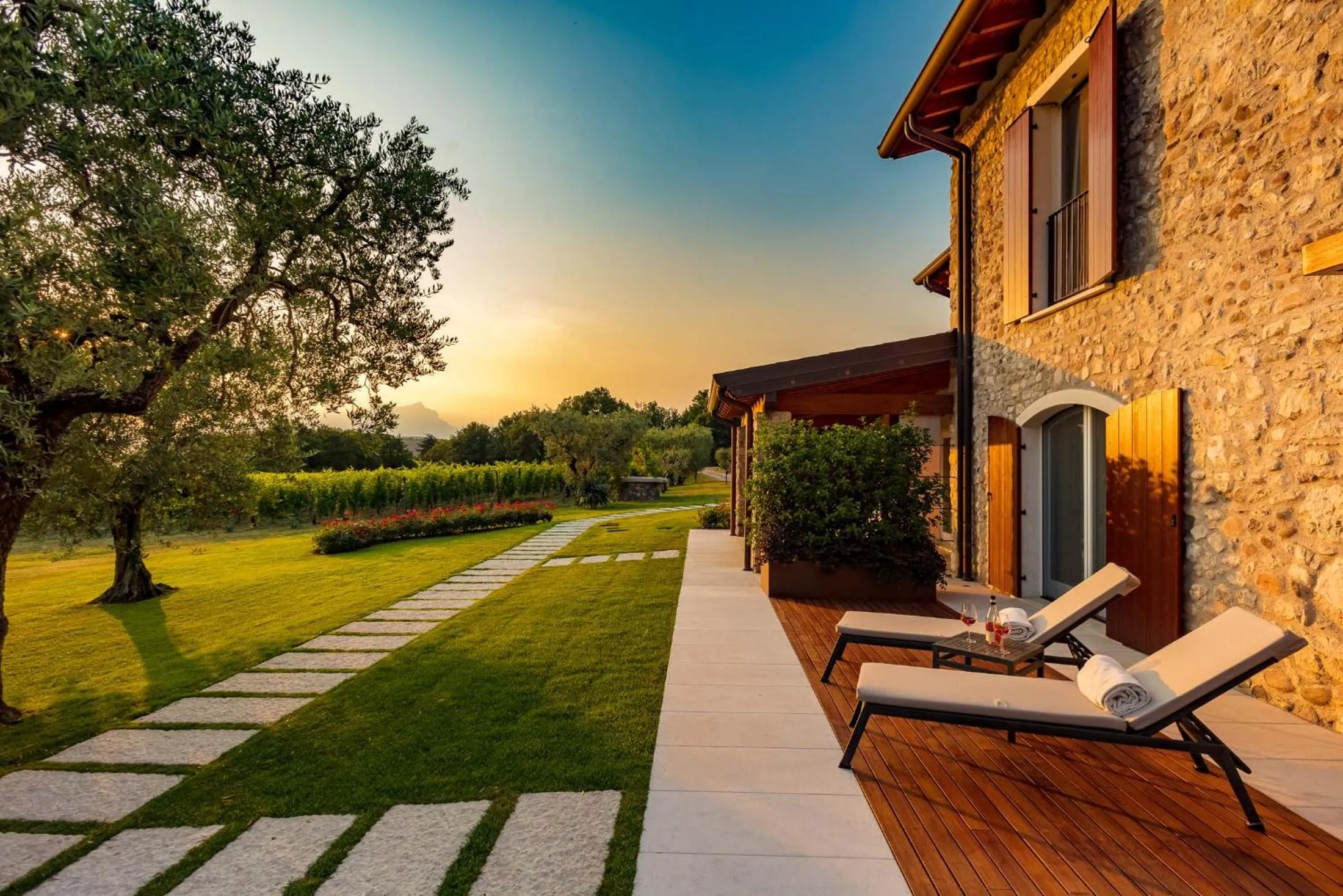 Patio in Quercia Belvedere Relais