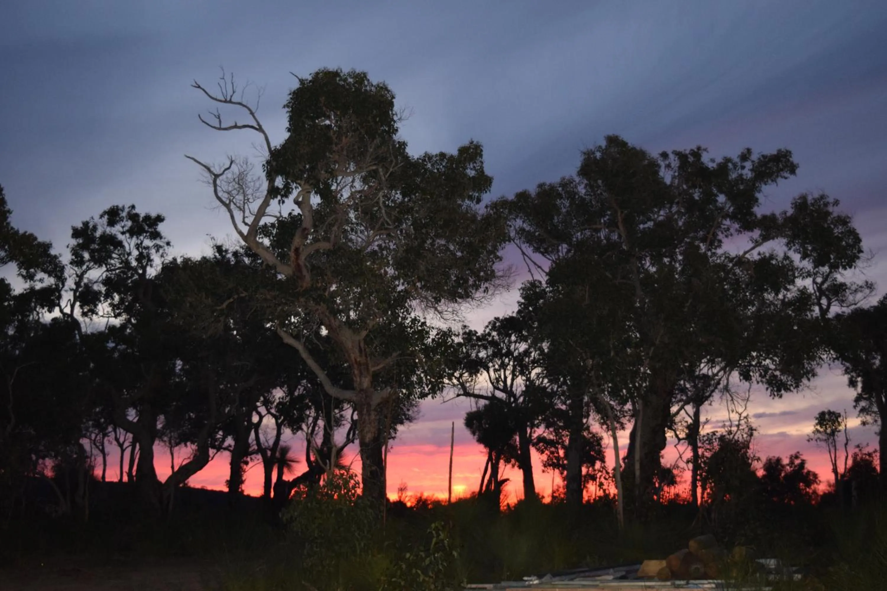 Sunset in Eagle Bay House