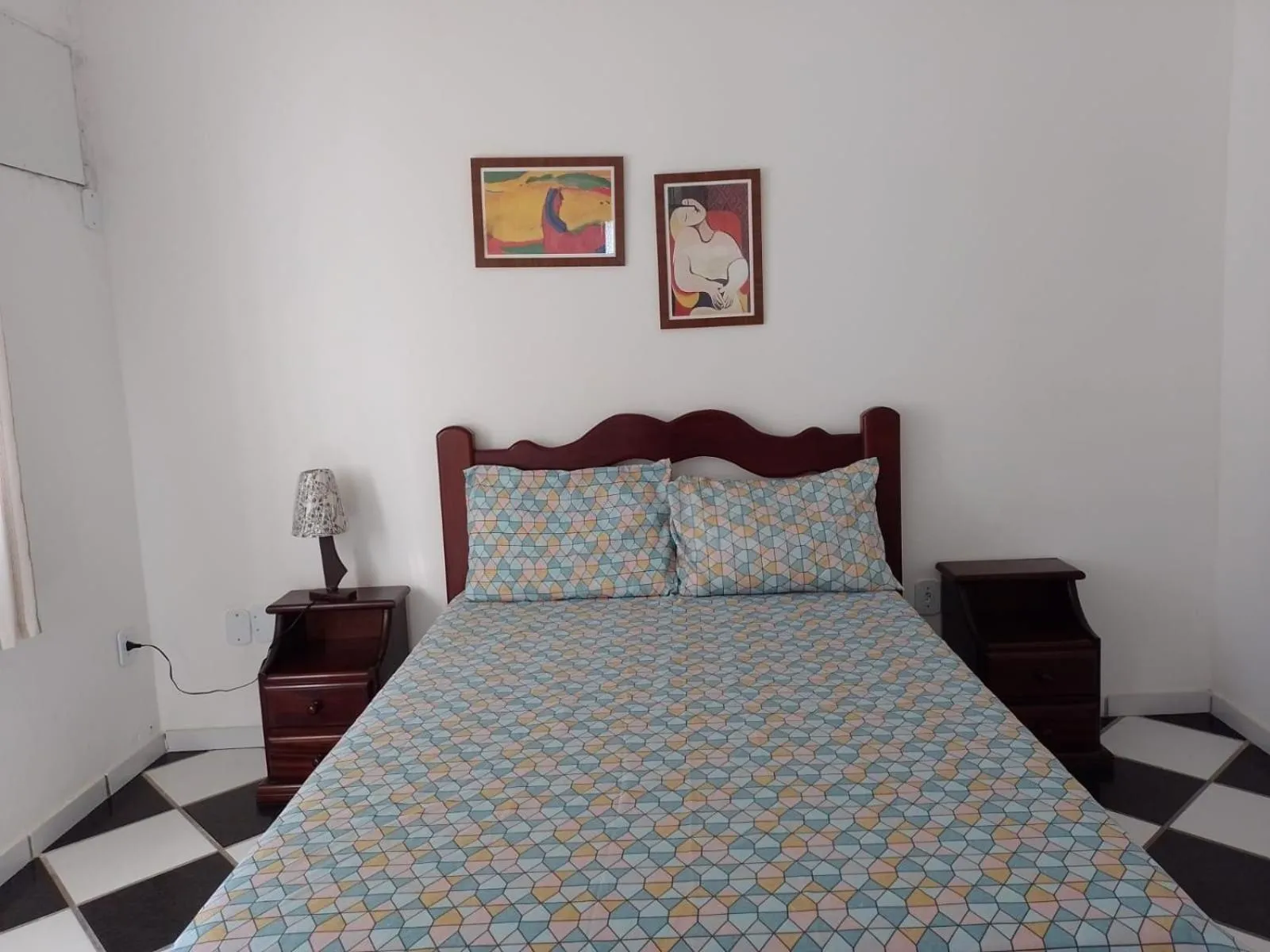 Bedroom, Bed in DUNAS BEACH - (Praia de Dunas e Forte) - Arejado e luminoso com amplo espaço esterno e churrasqueira.