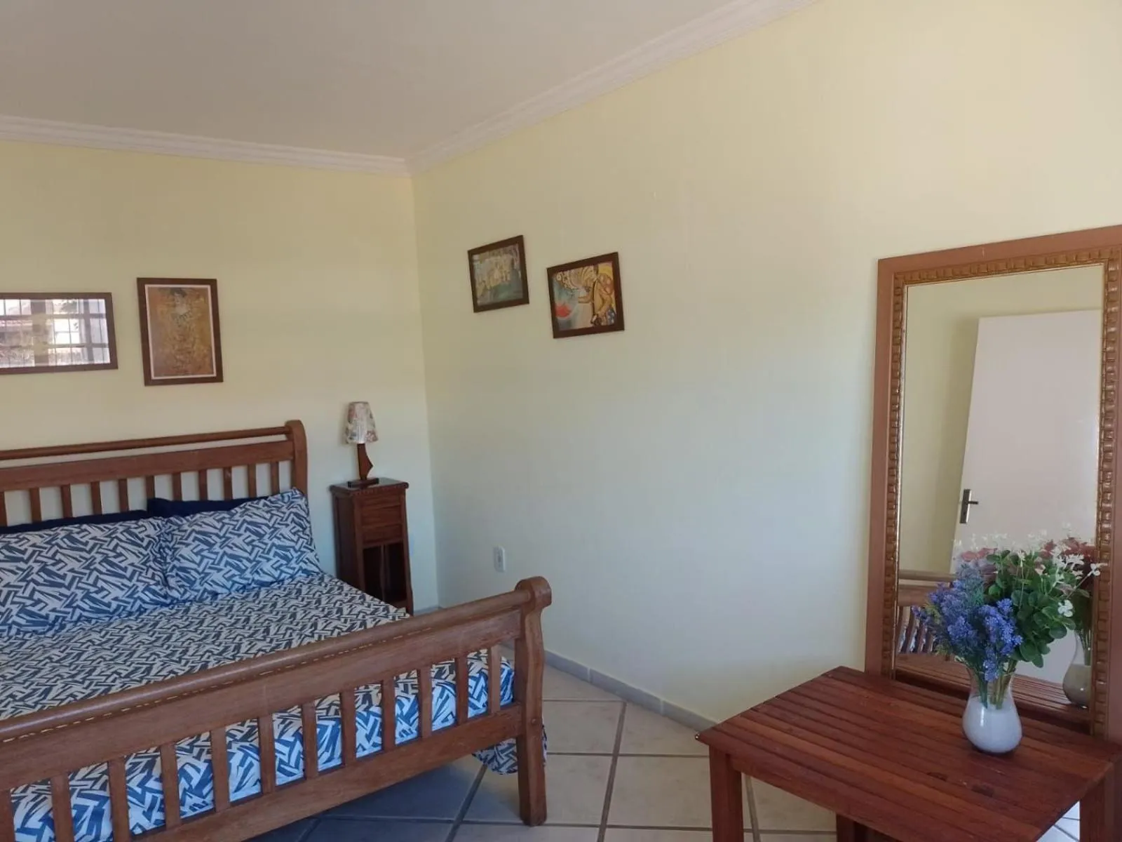 Bedroom, Bed in DUNAS BEACH - (Praia de Dunas e Forte) - Arejado e luminoso com amplo espaço esterno e churrasqueira.