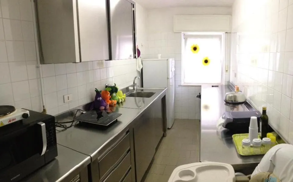 Kitchen or kitchenette in Hotel Haiti