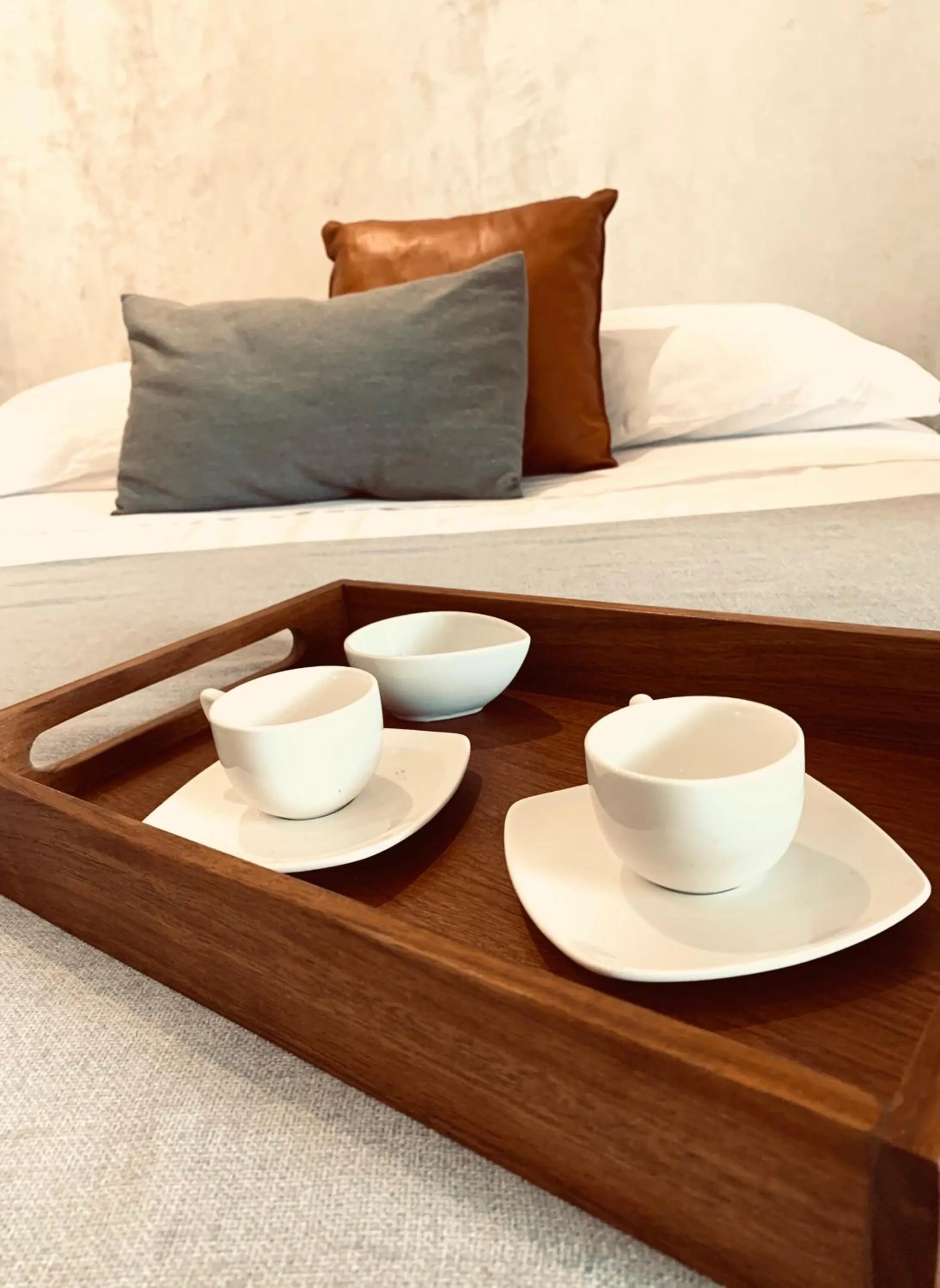 Coffee/tea facilities, Bed in Apartments & Suites MADRE Holbox Self-Check IN