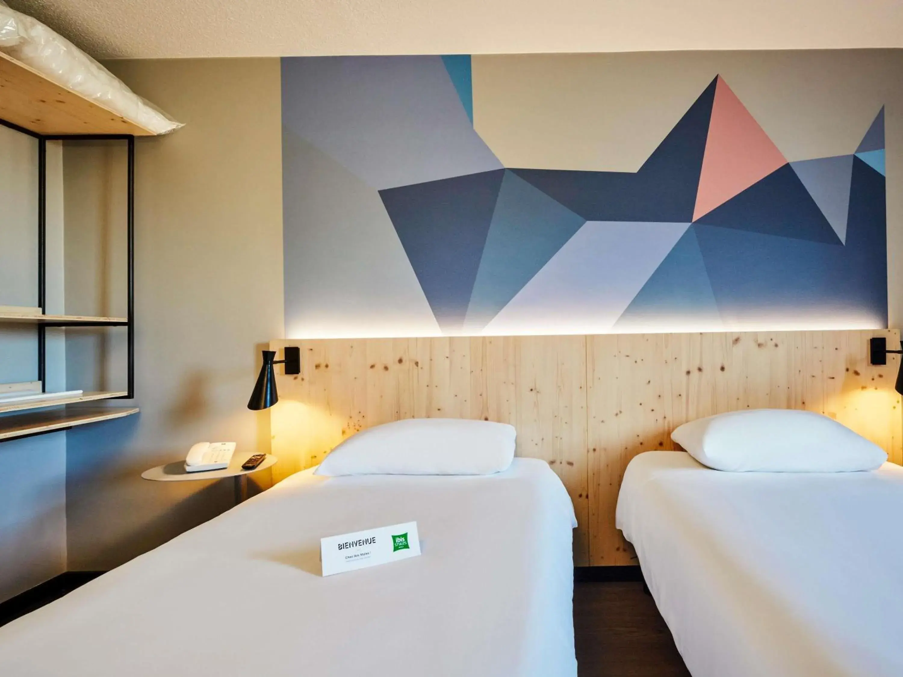 Bedroom, Bed in ibis Styles Evry Lisses Bedroom, Bed in ibis Styles Evry Lisses