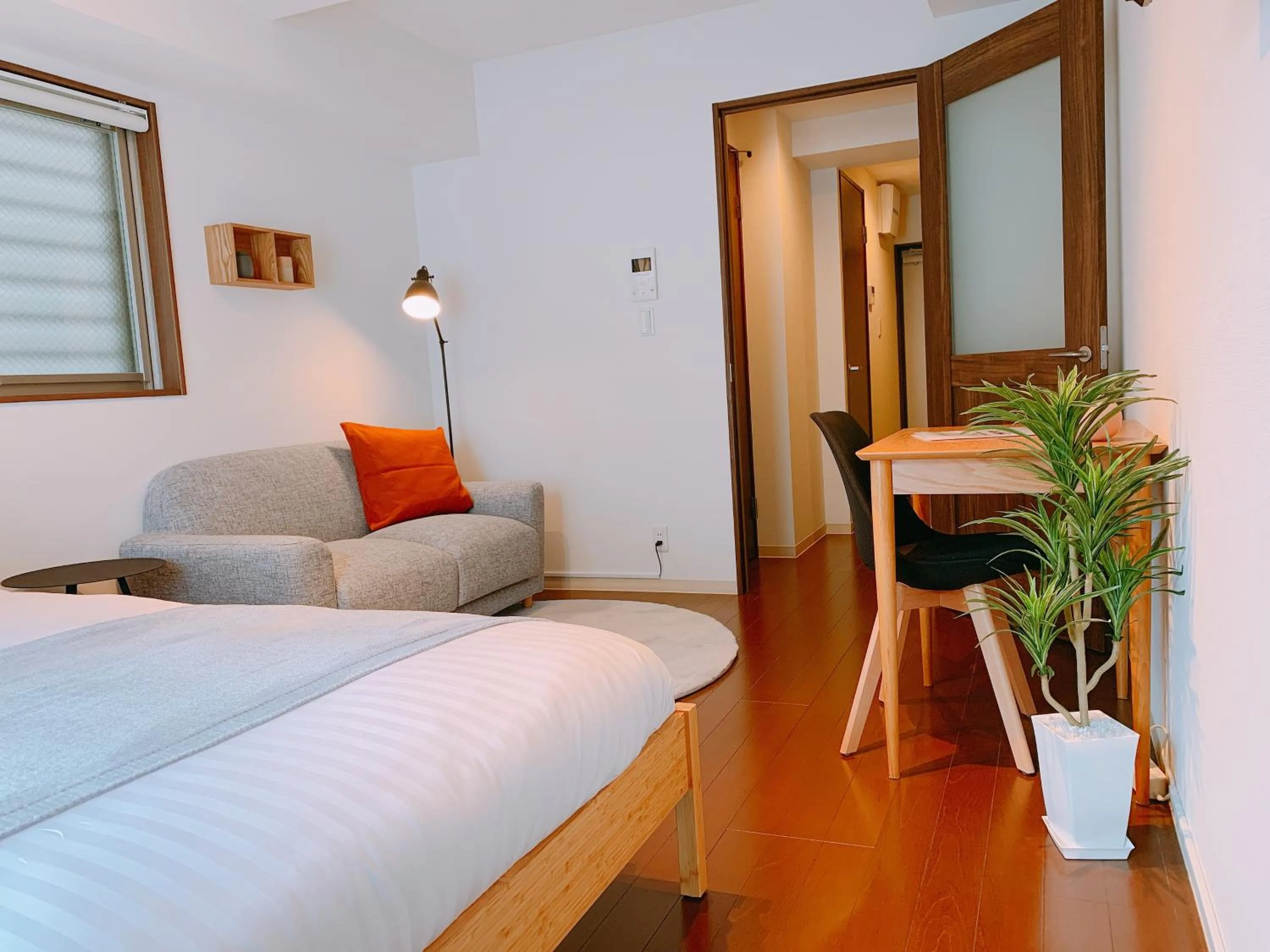 Bed in Dash Living Higashi Azabu