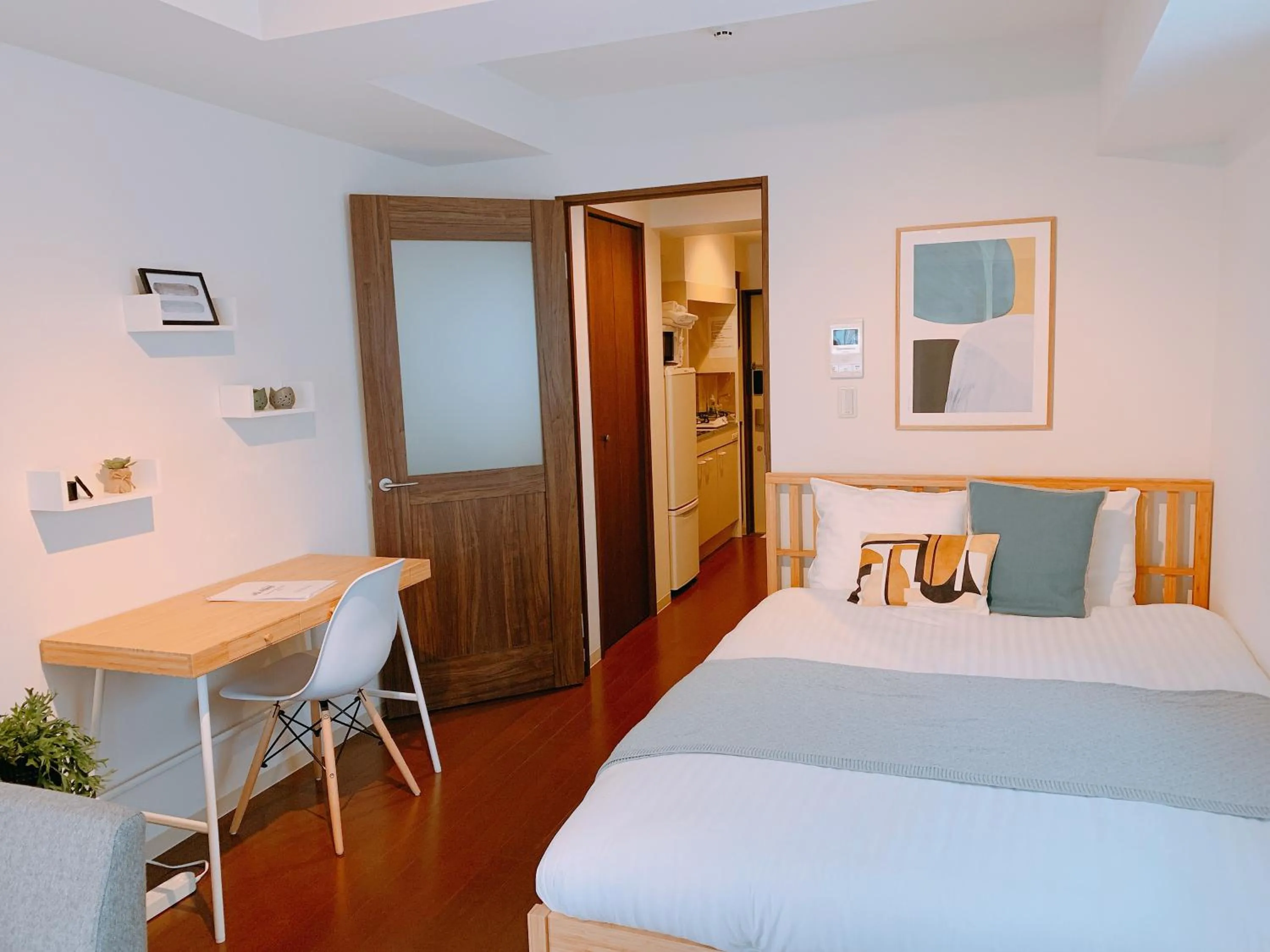 Bed in Dash Living Higashi Azabu