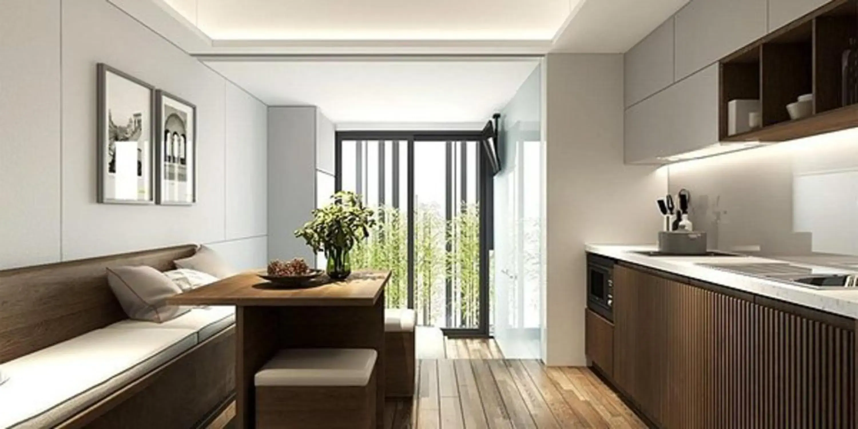 Seating area in Susan House Saigon Serviced Apartments Seating area in Susan House Saigon Serviced Apartments