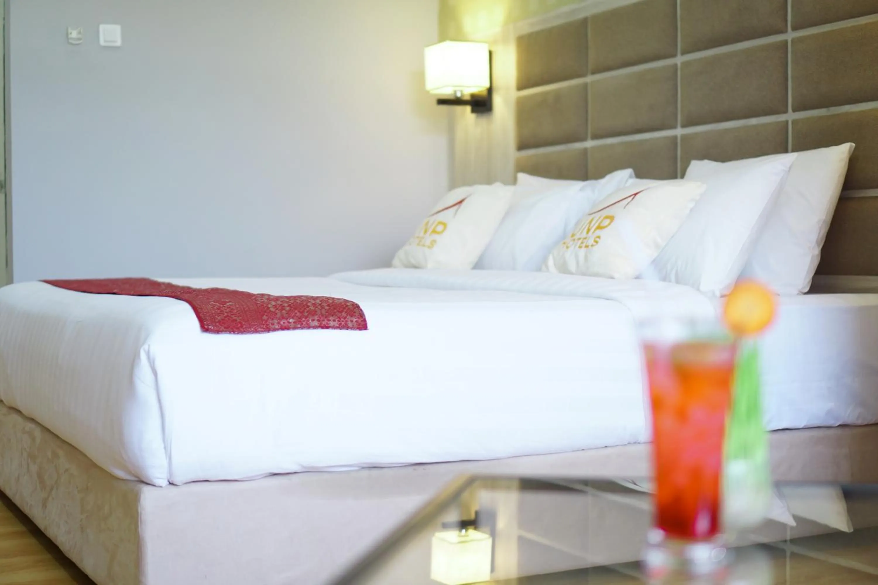 Bed in UNP Hotel & Convention