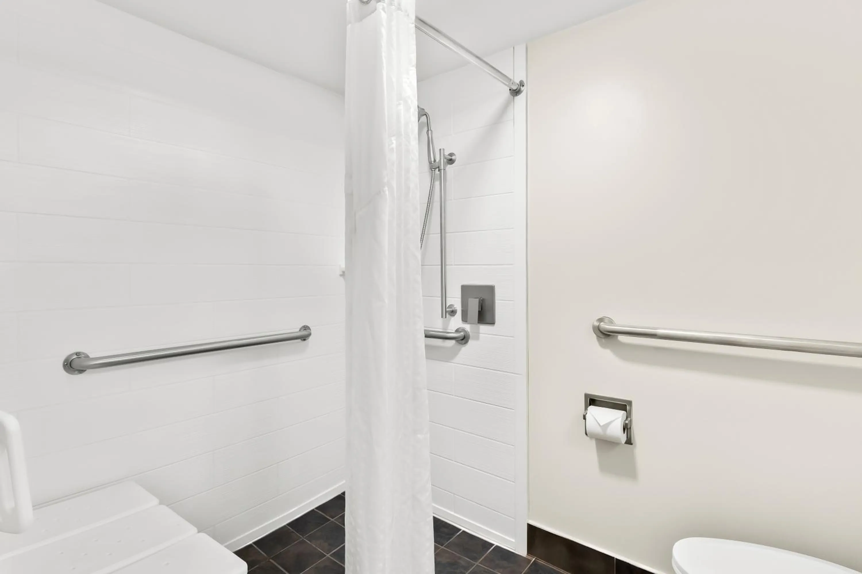 Shower in Holiday Inn Express Atlanta Galleria-Ballpark Area by IHG