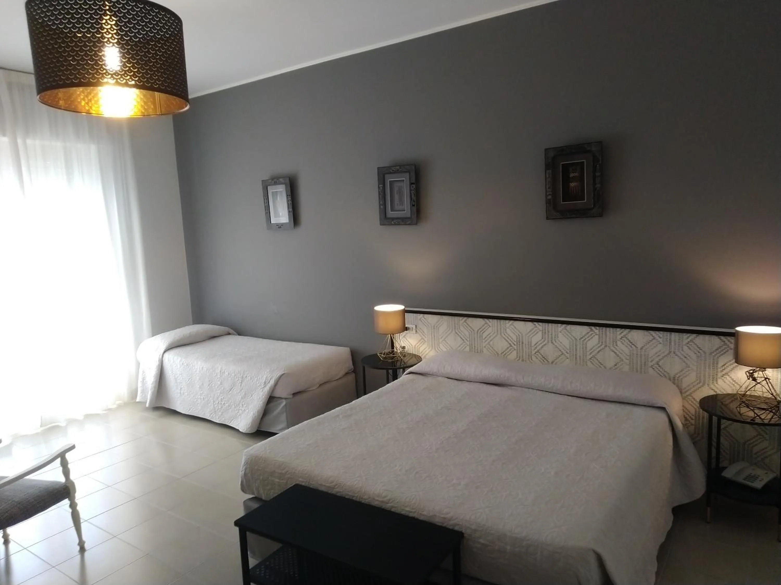 Bedroom, Bed in Hotel Naxos B&B