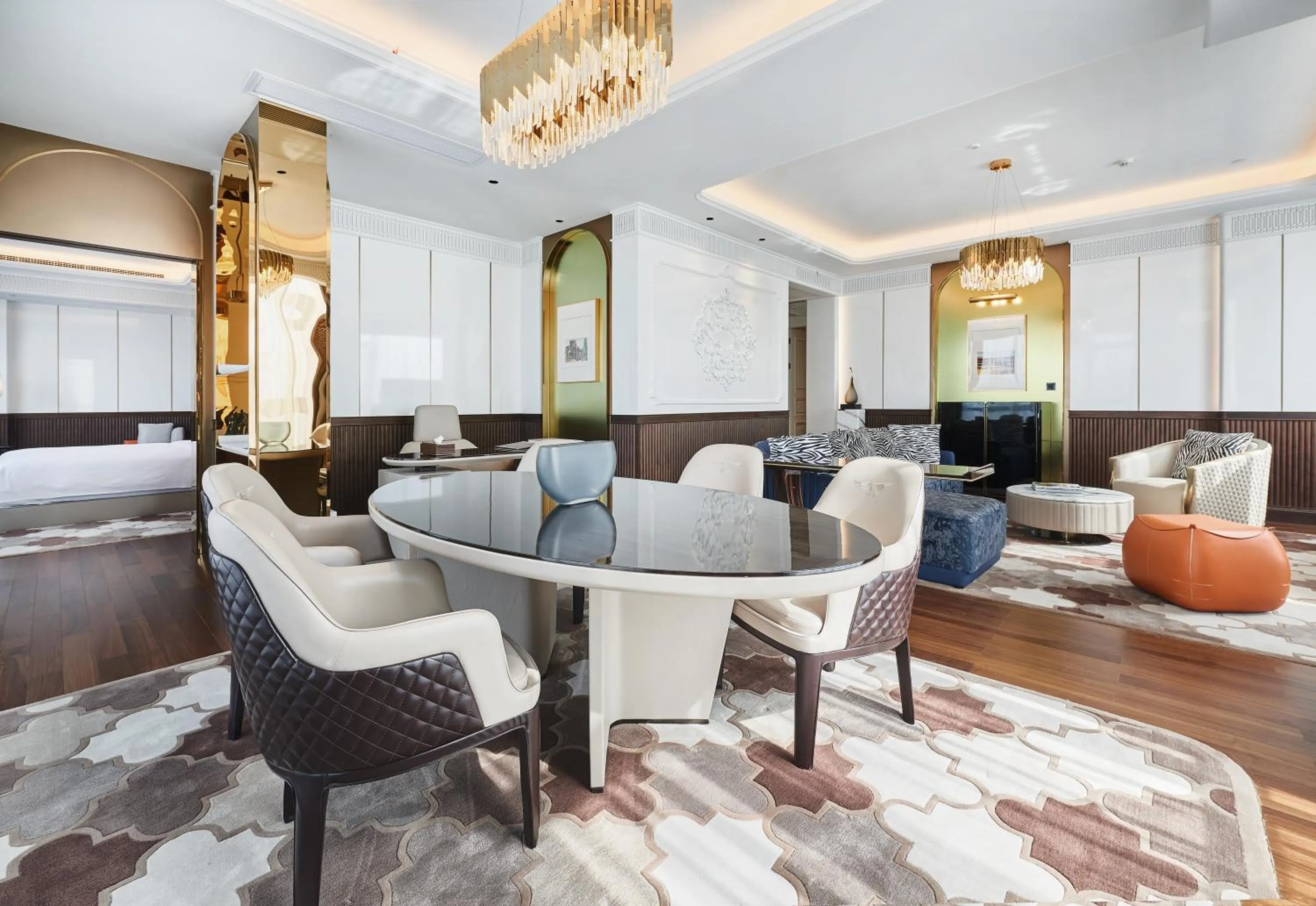 Dining area in Jin Bei Palace Hotel