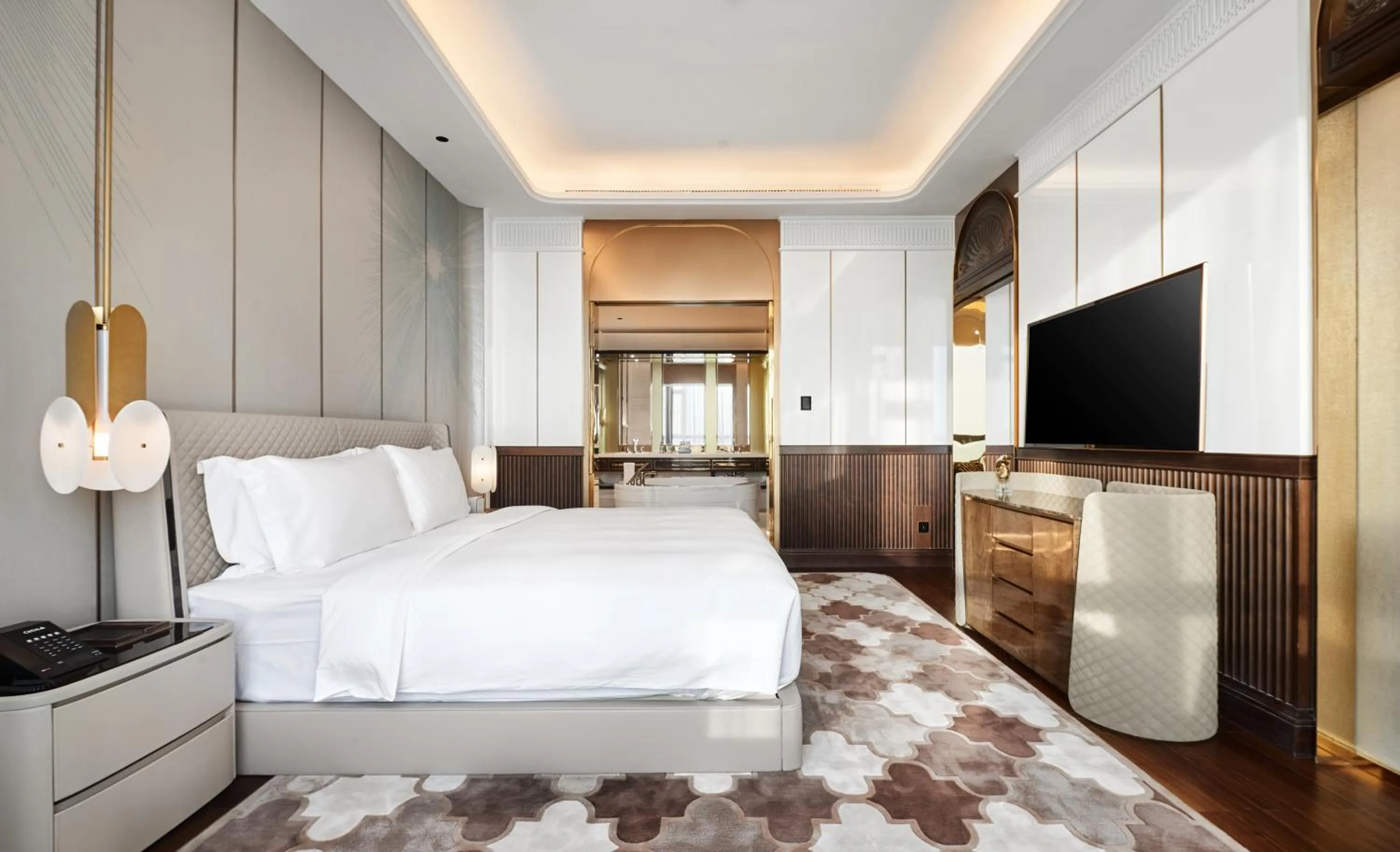 Bedroom in Jin Bei Palace Hotel