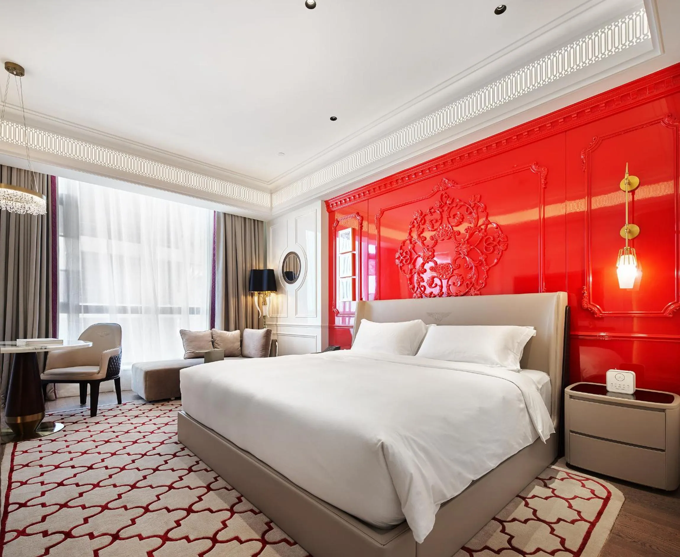 Bed in Jin Bei Palace Hotel