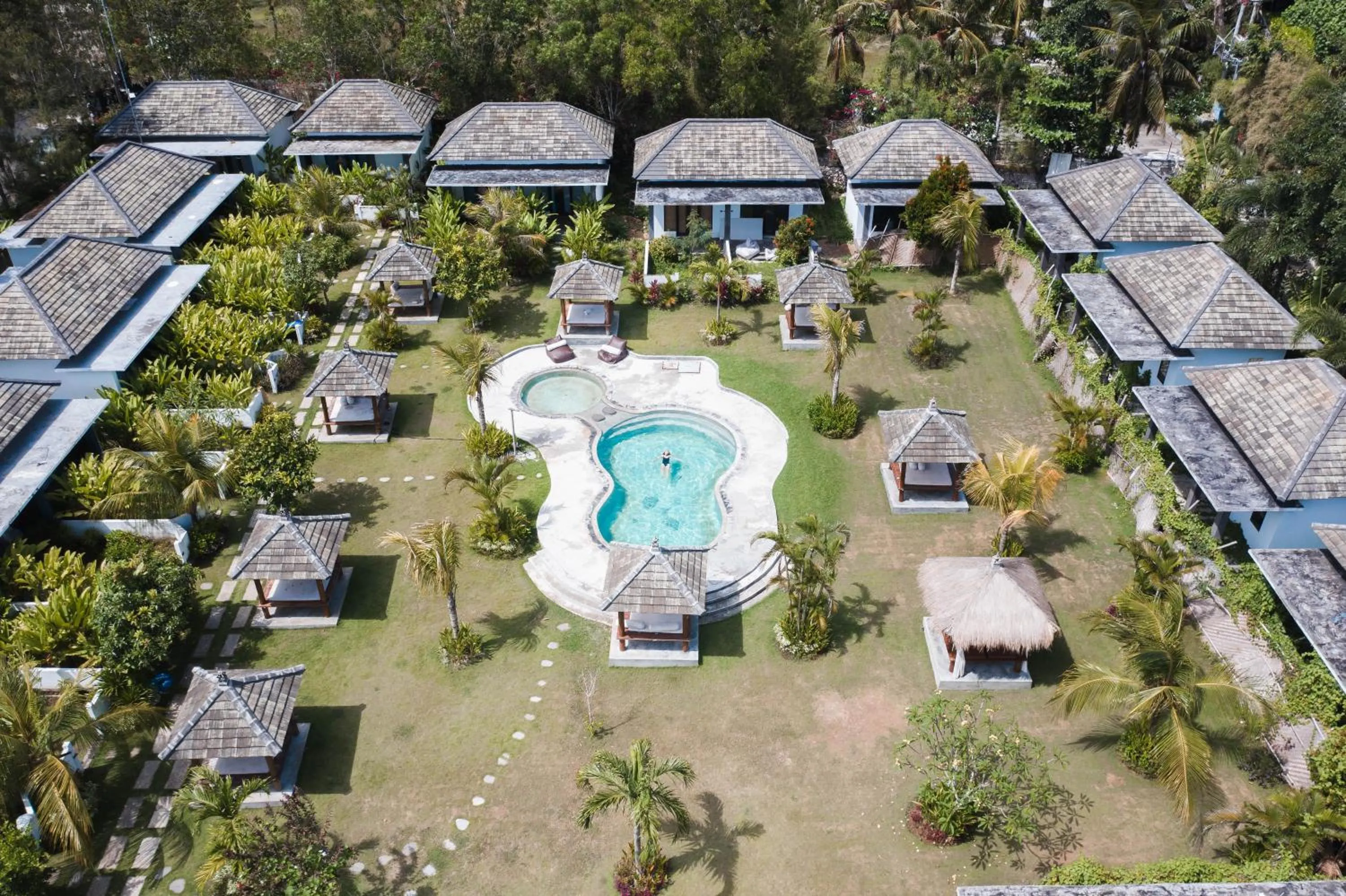 Bird's eye view in Village Bali