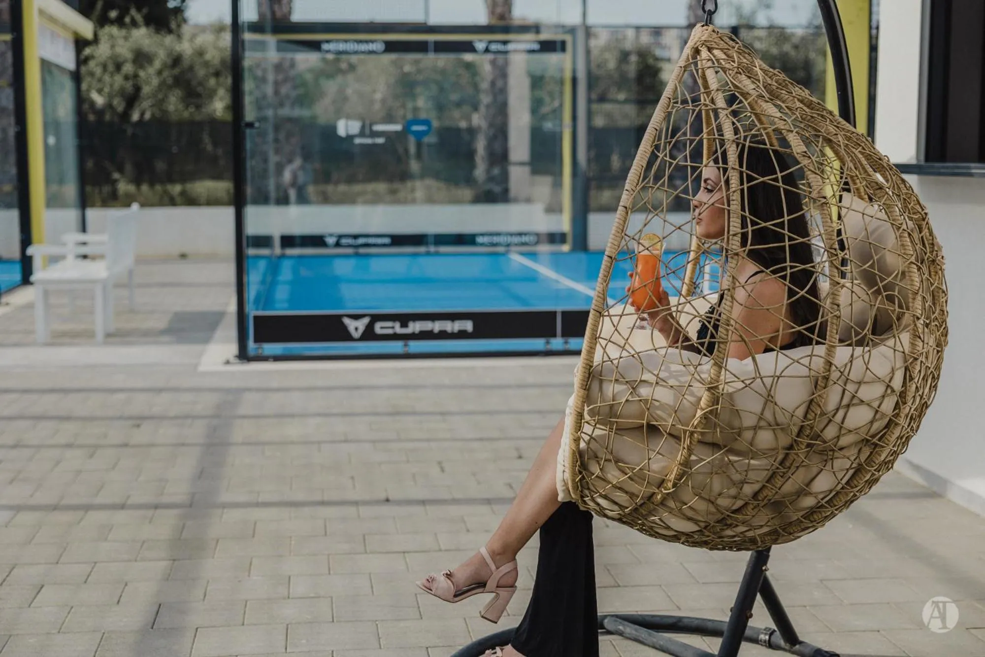 Tennis court in B&B Villa Seta