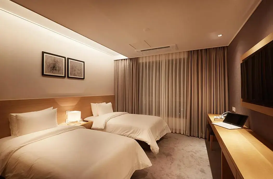 Bed in Osong H Hotel Sejong City Bed in Osong H Hotel Sejong City