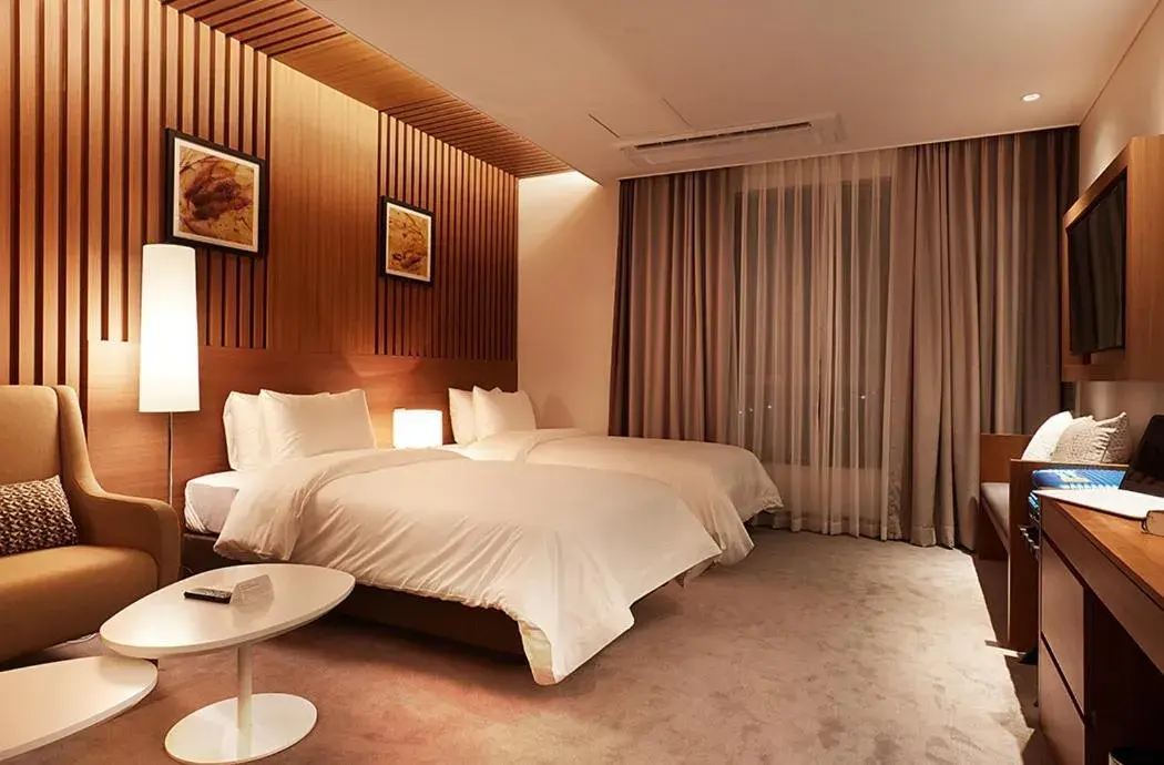 Bed in Osong H Hotel Sejong City Bed in Osong H Hotel Sejong City
