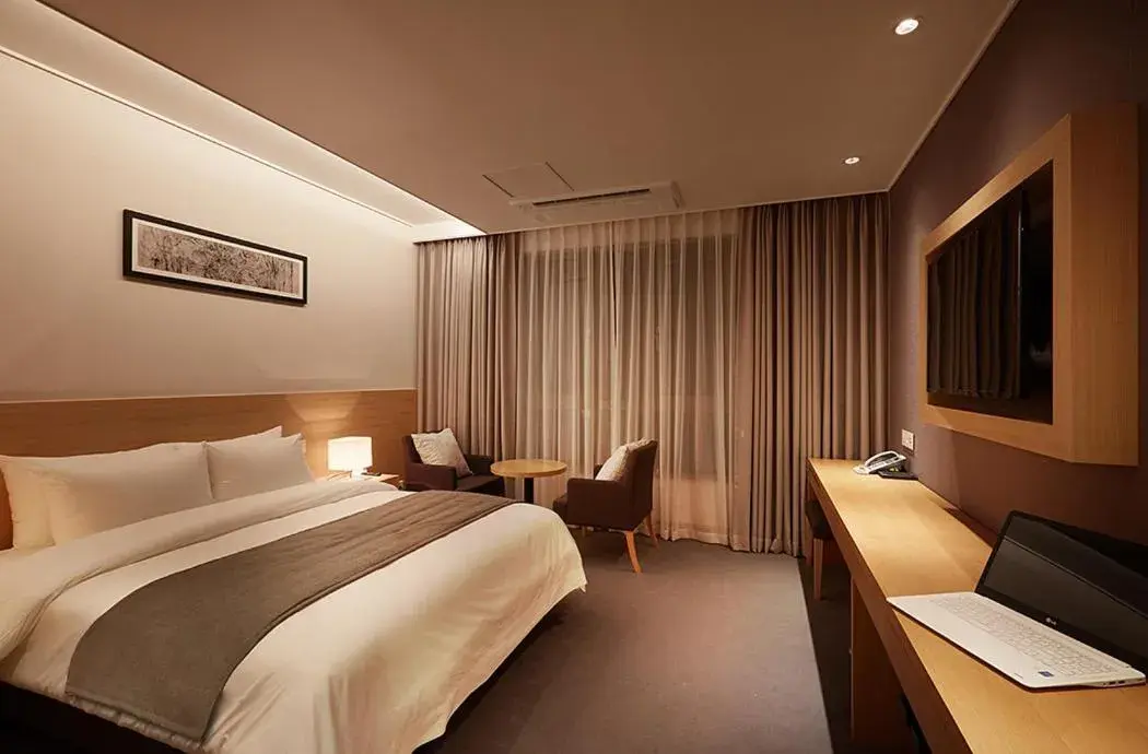 Bed in Osong H Hotel Sejong City Bed in Osong H Hotel Sejong City